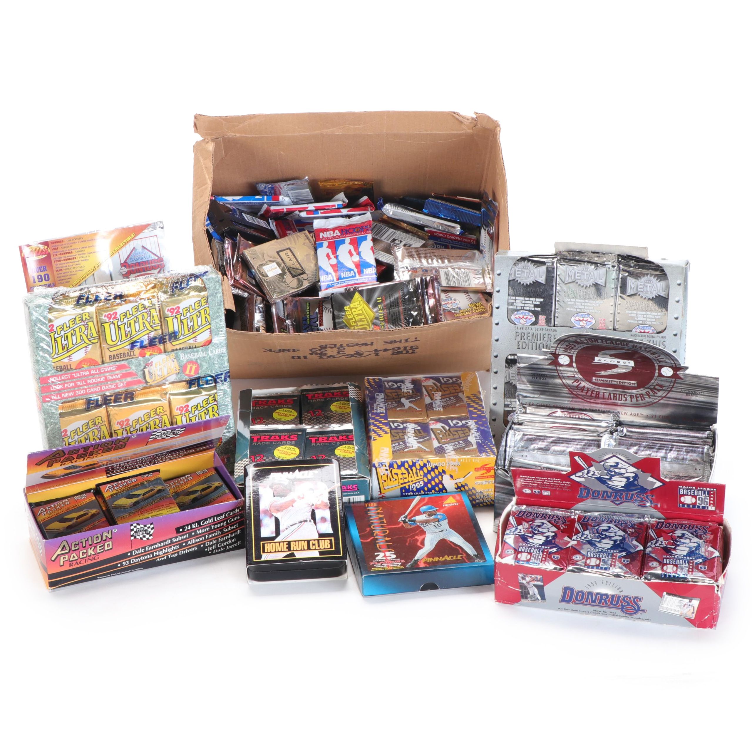 Fleer, Upper Deck, Other Sports Card Sealed Wax Packs, More, 1990s–2000s