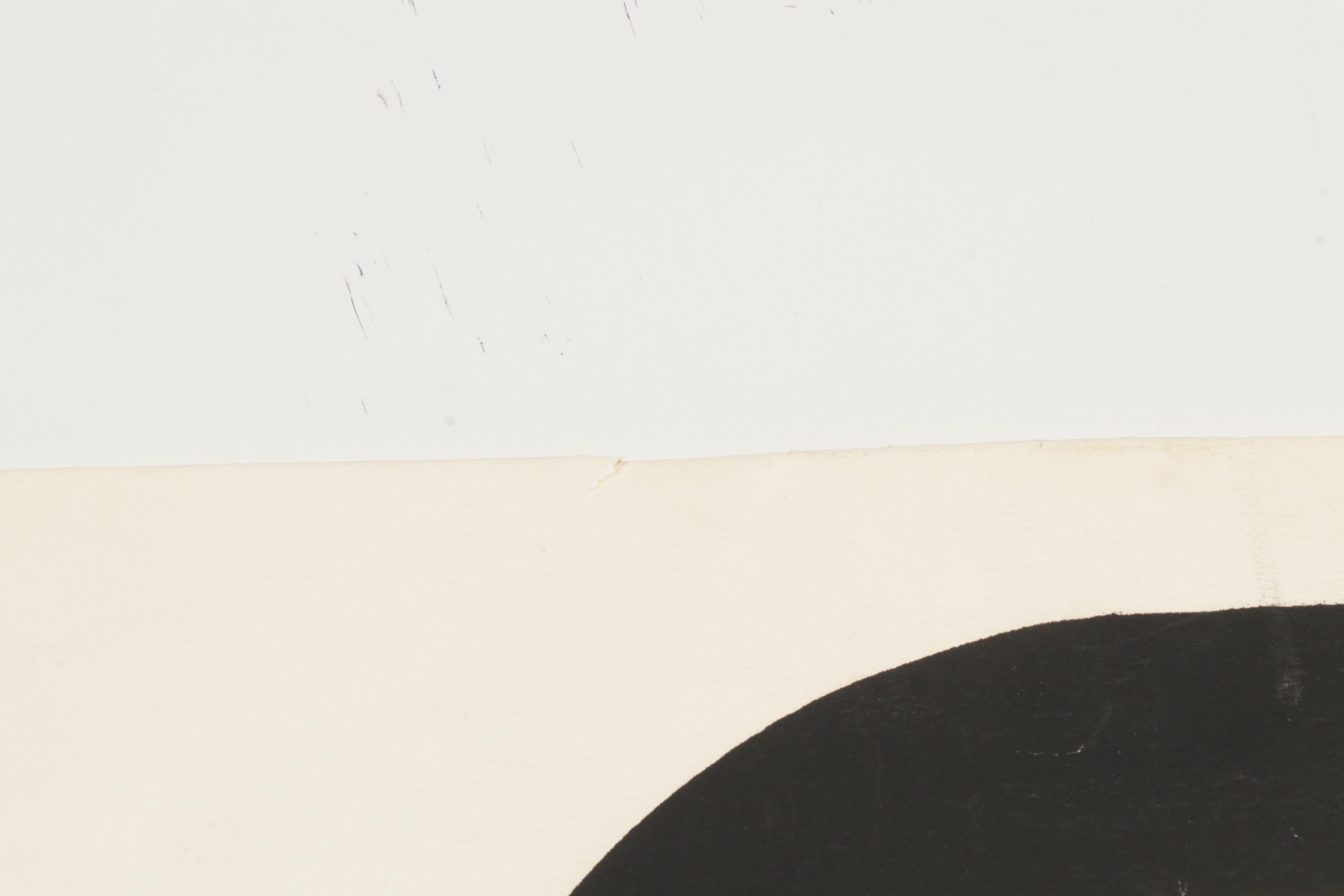 J. M. Sohol Lithograph "...and Man Finds Death Fine," 1970