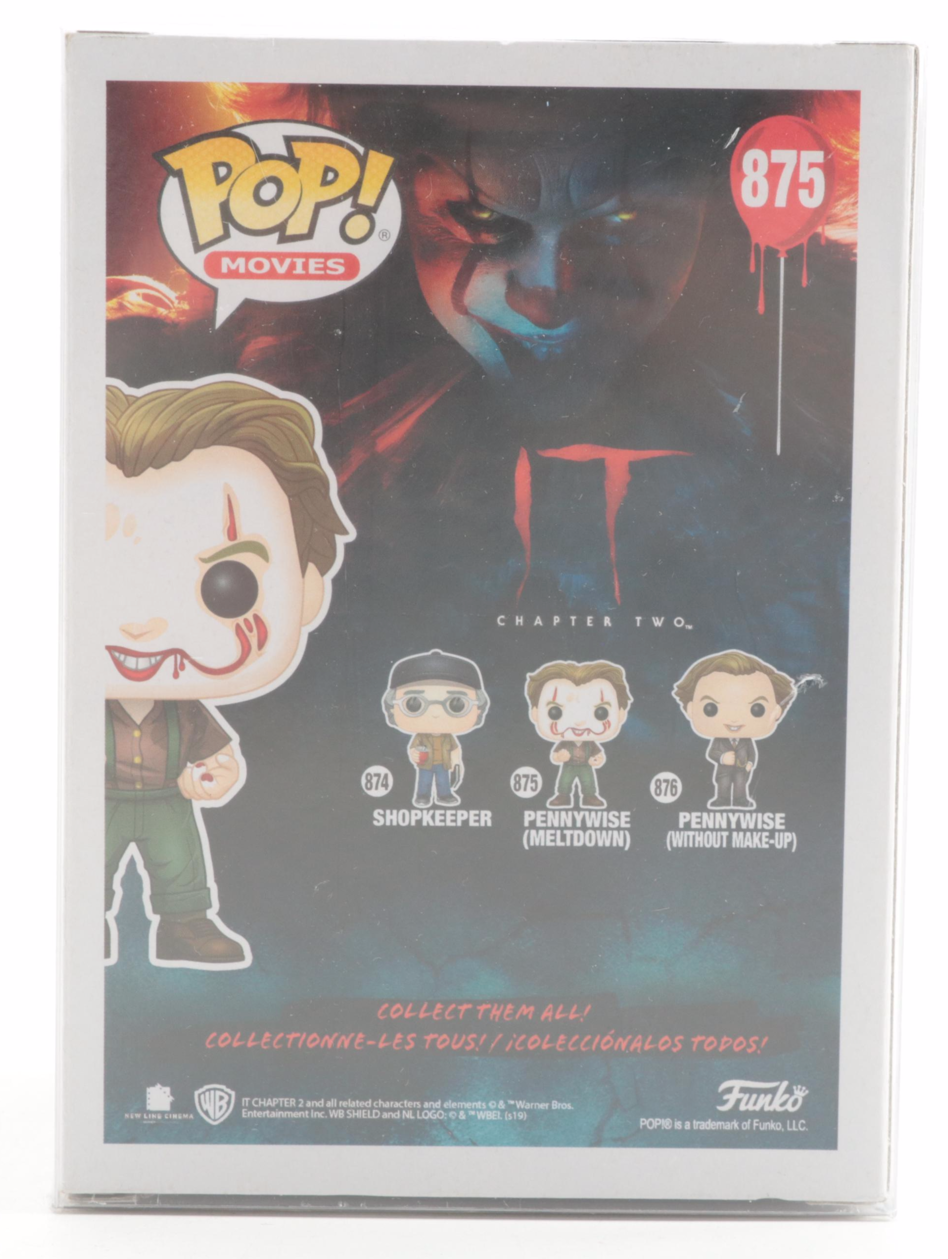 Bill Skarsgård Signed "Pennywise Meltdown" Funko POP! Figure