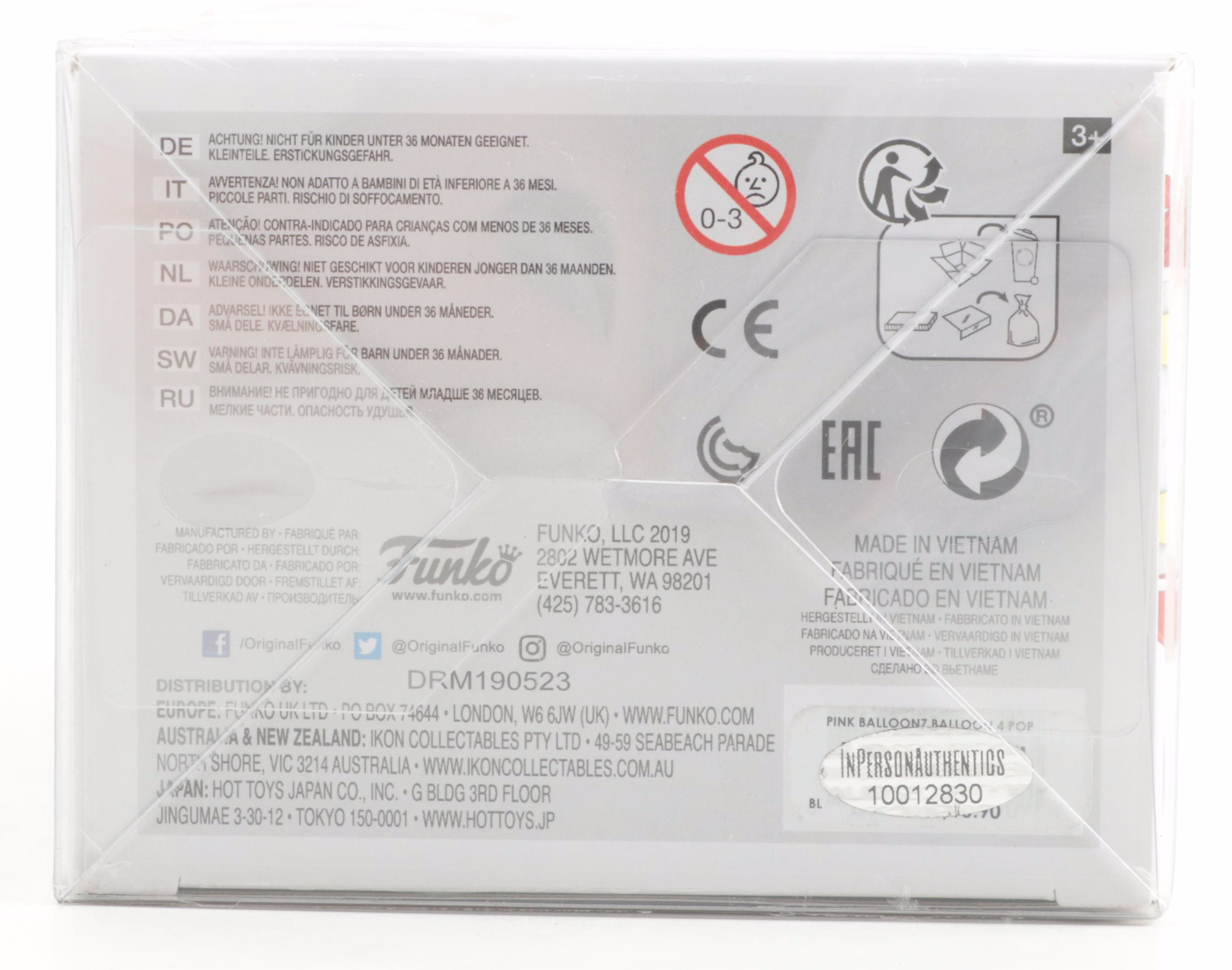 Tim Curry Signed "Pennywise With Balloon" Funko POP! Figure