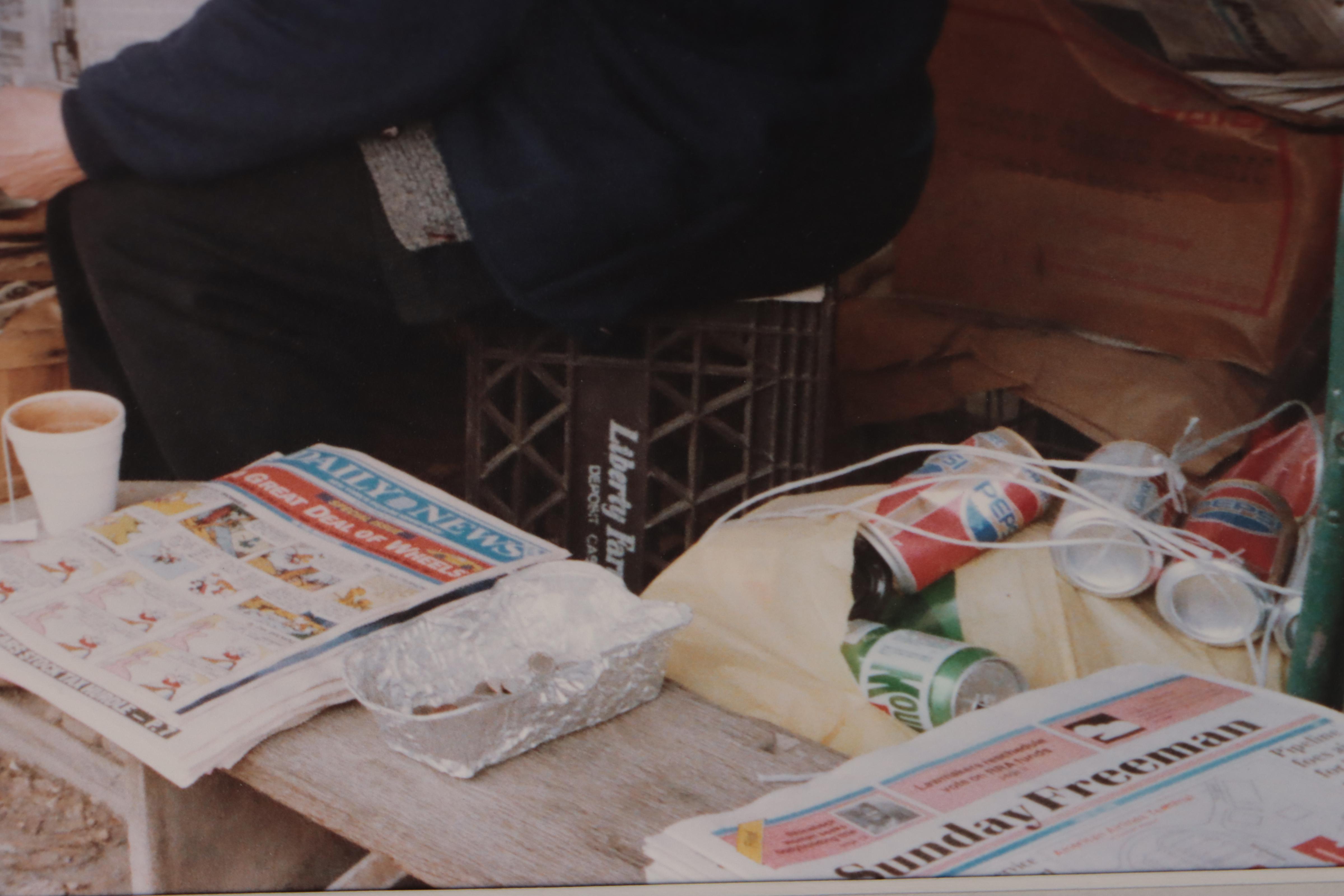 Bernyce Alpert Winick Chromogenic Print "Newspaper Lady"