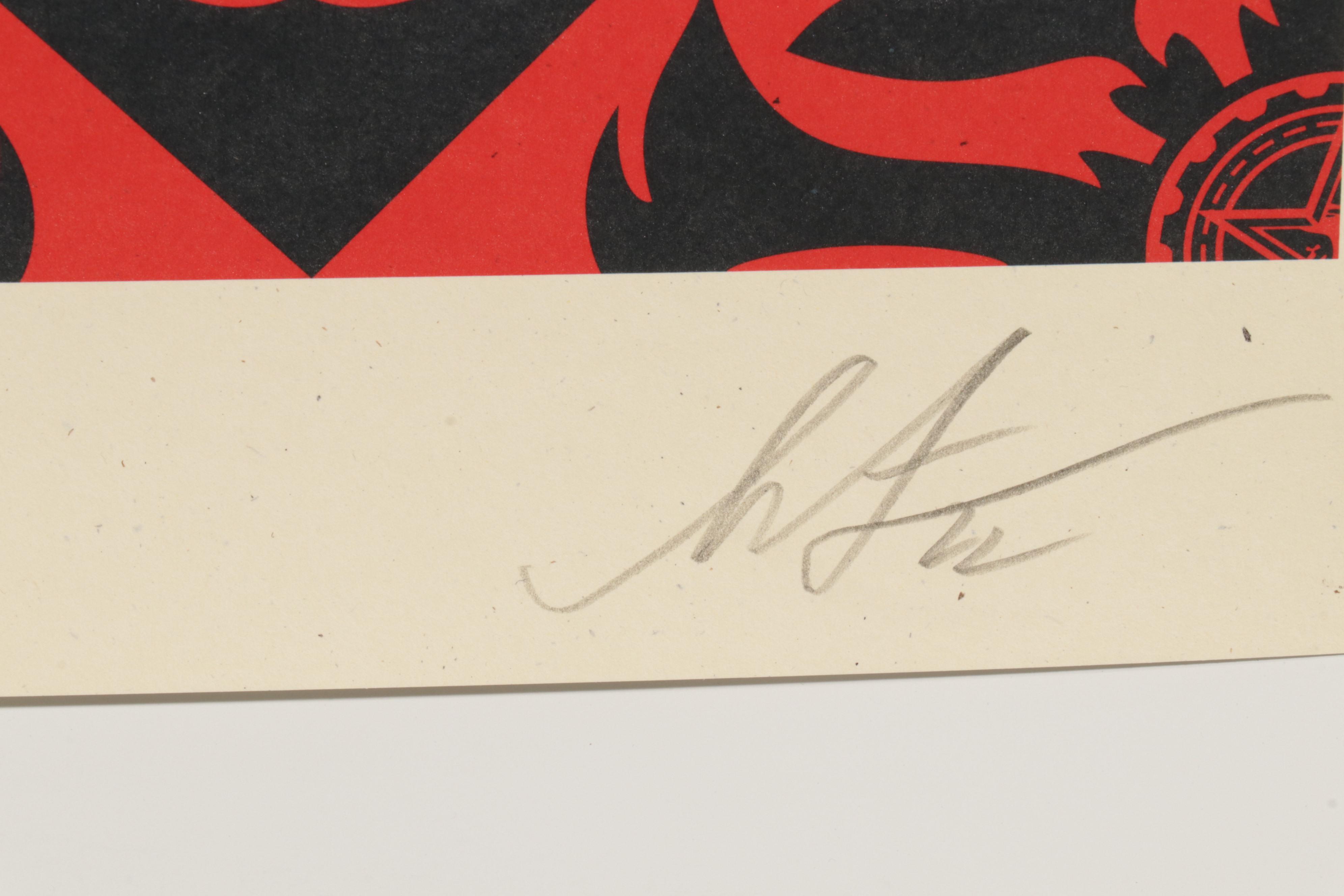 Shepard Fairey Offset Lithograph "Wave of Distress," 2022