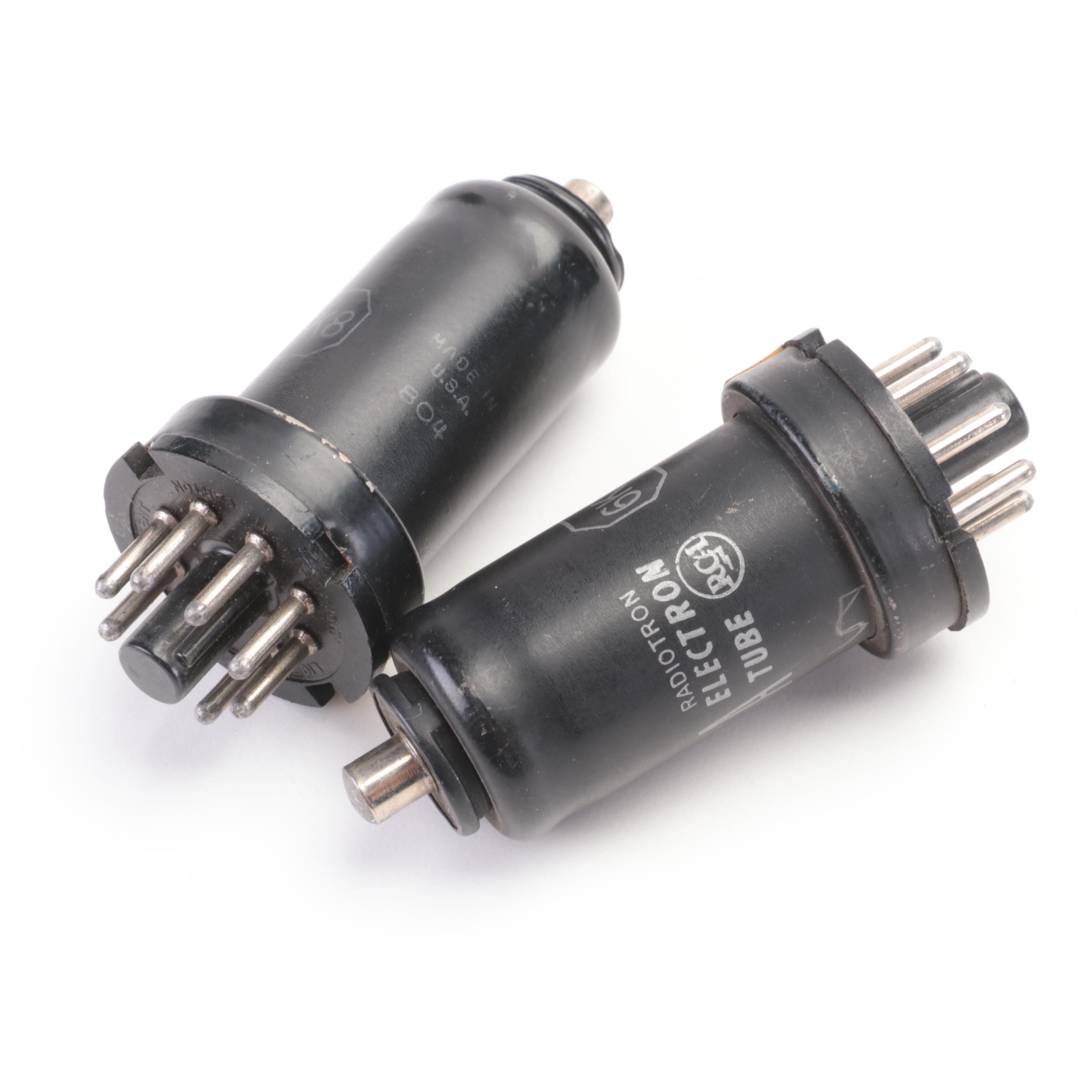 RCA, General Electric and More TV and Radio Tubes, Mid to Late 20th Century