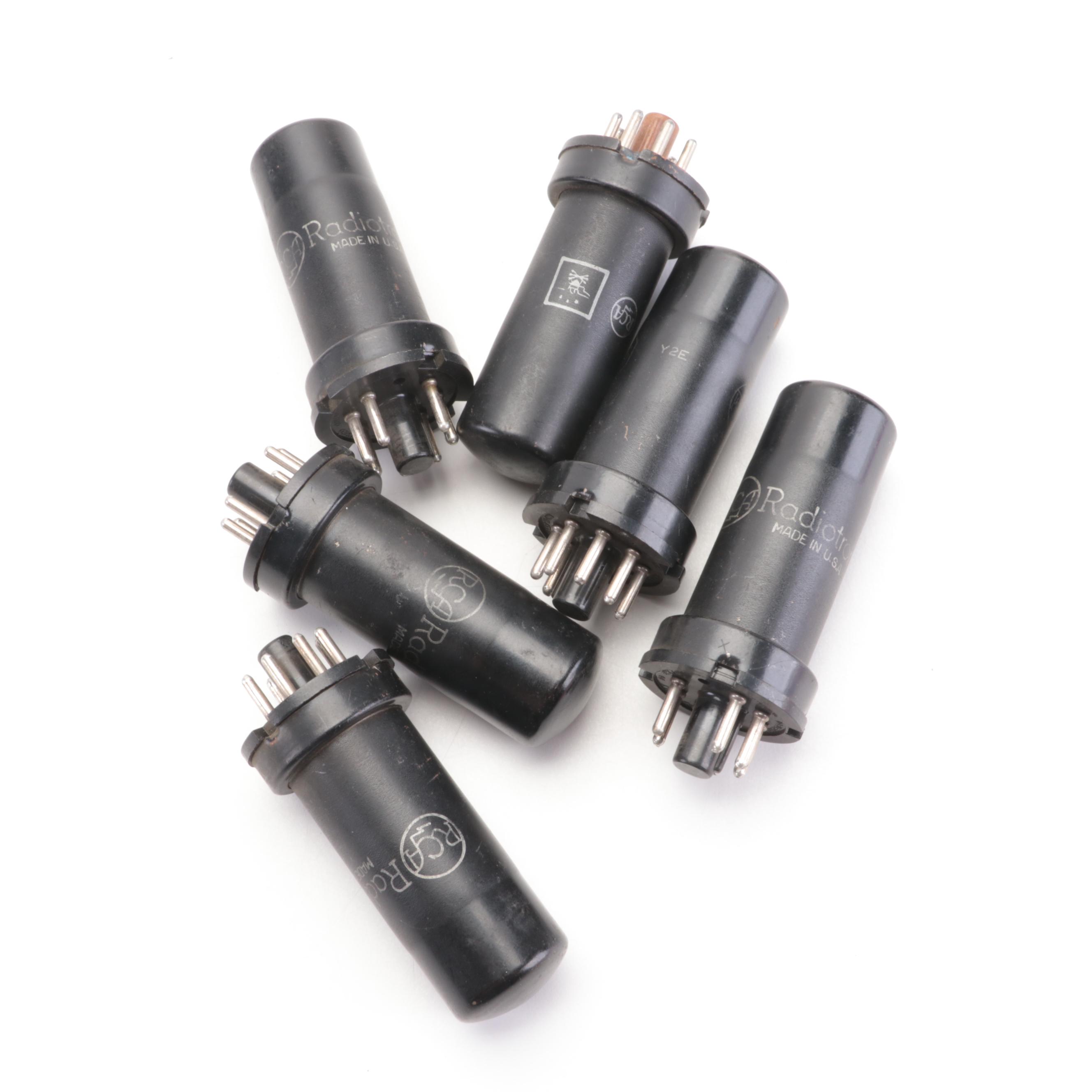 RCA, General Electric and More TV and Radio Tubes, Mid to Late 20th Century