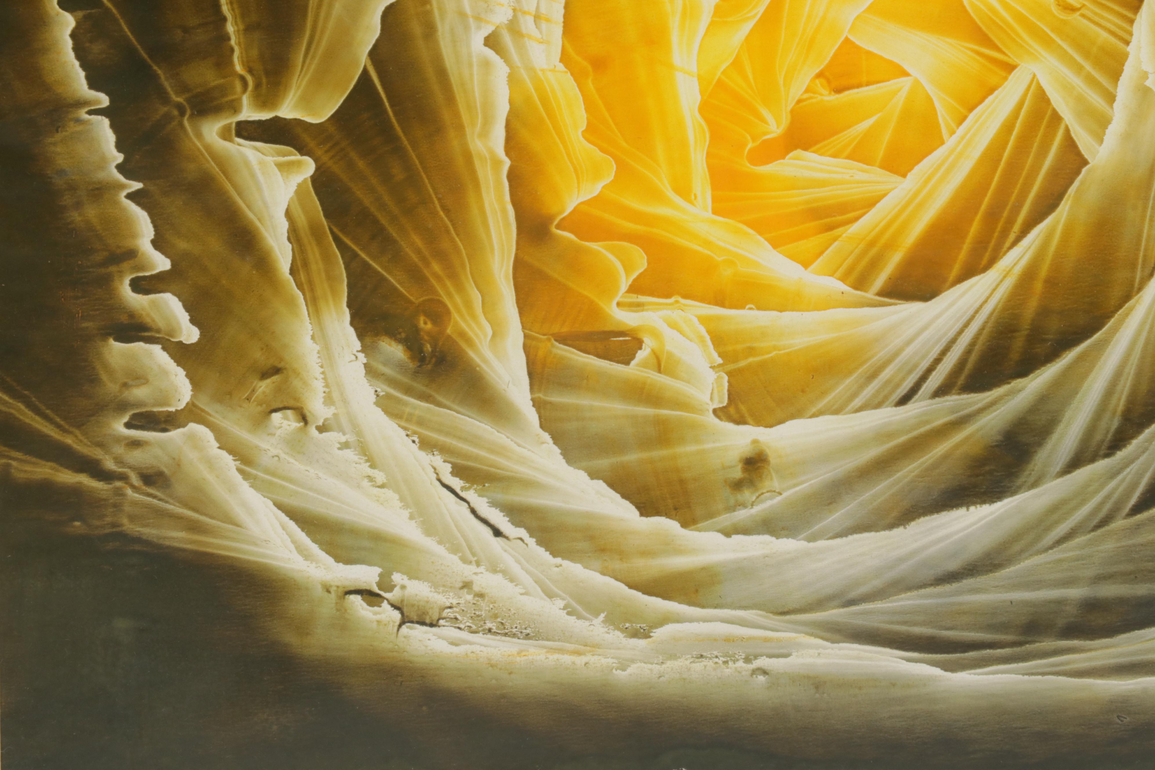 Abstract Mixed Media Painting, Late 20th Century