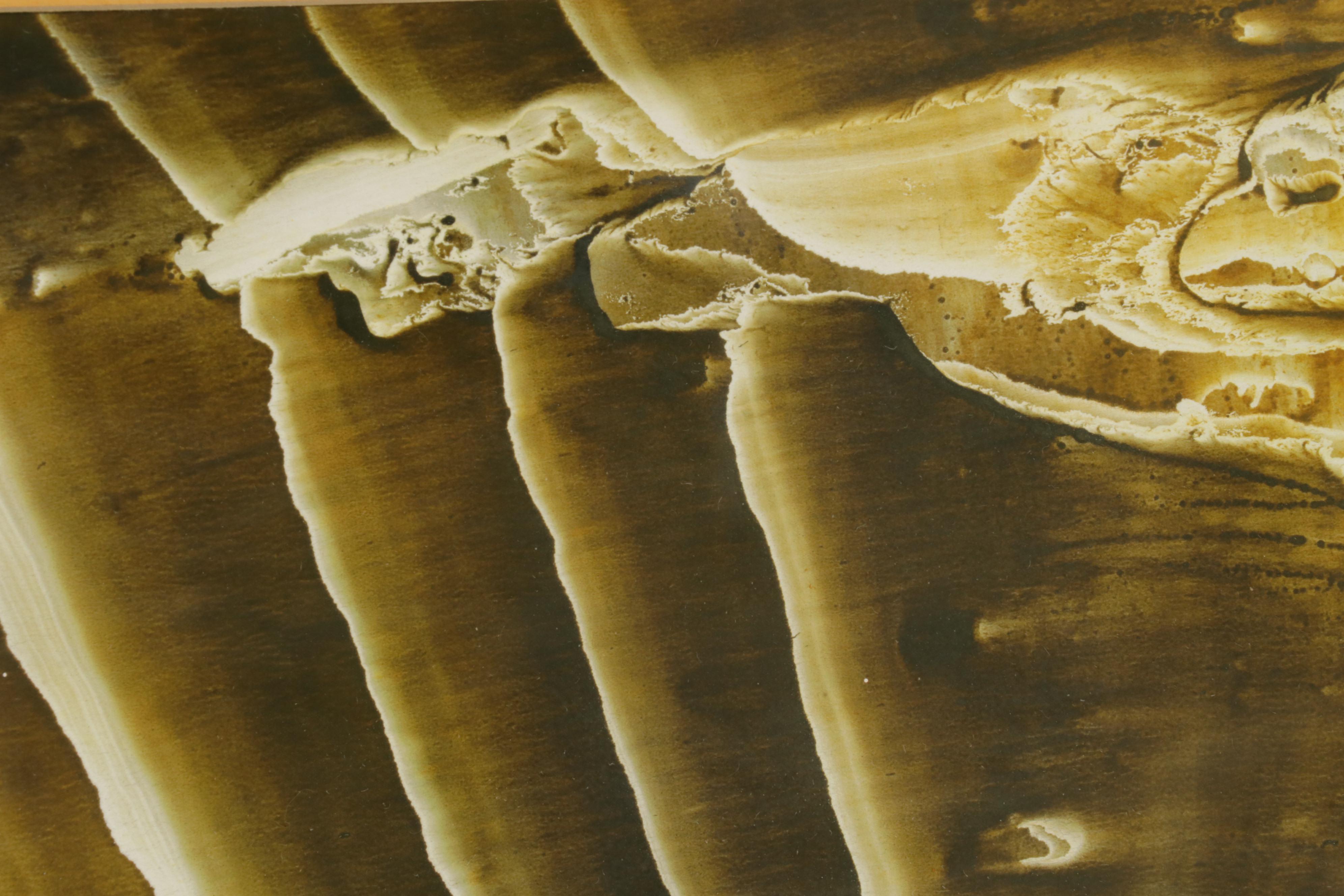 Abstract Mixed Media Painting, Late 20th Century