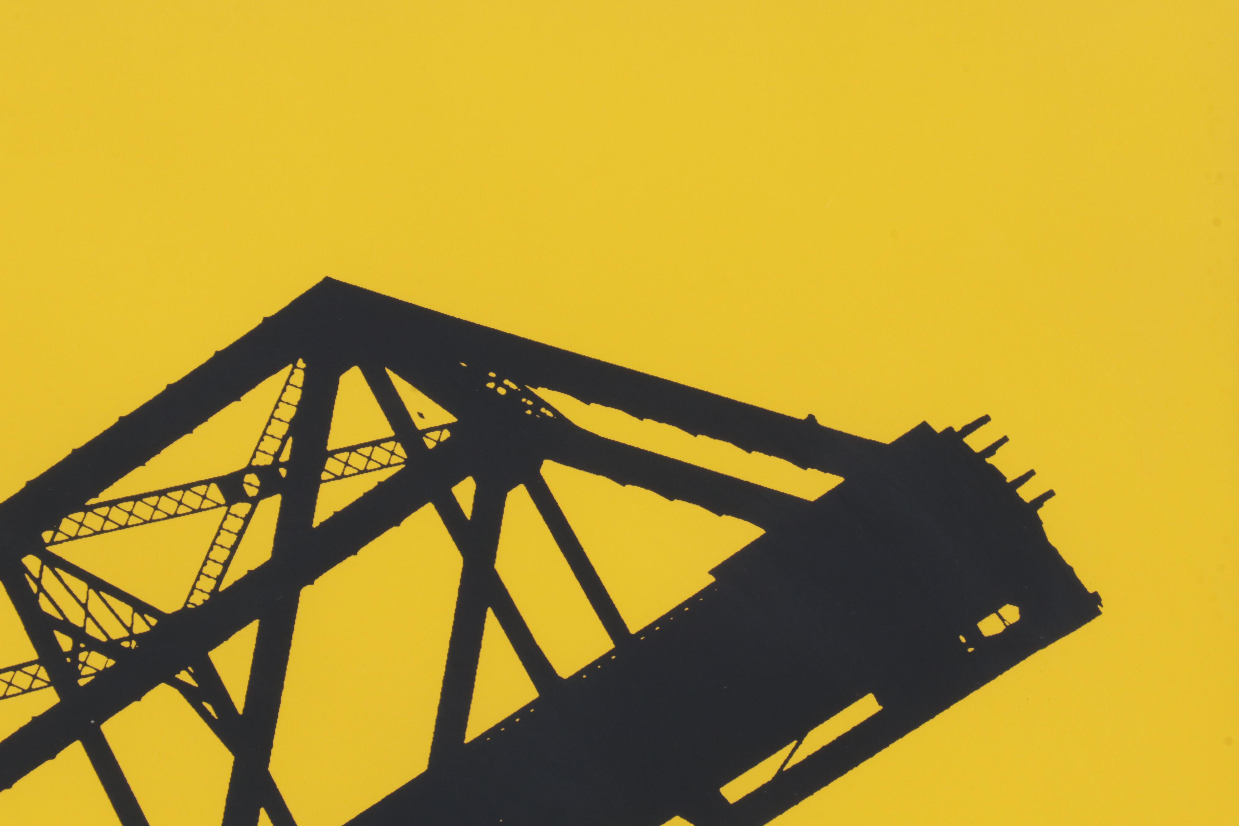 M. Seutter Cityscape Serigraph "Skyline," Late 20th Century