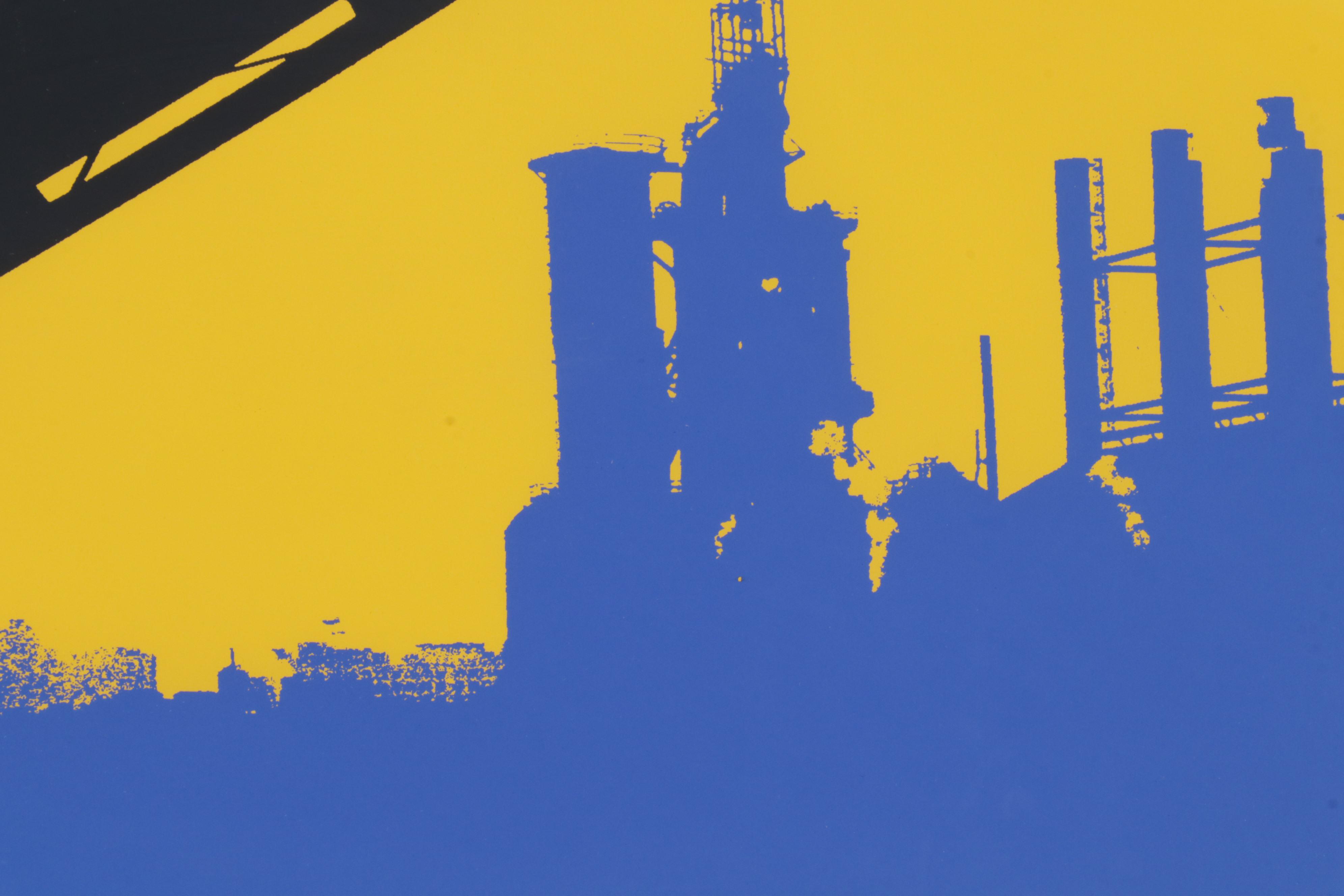 M. Seutter Cityscape Serigraph "Skyline," Late 20th Century