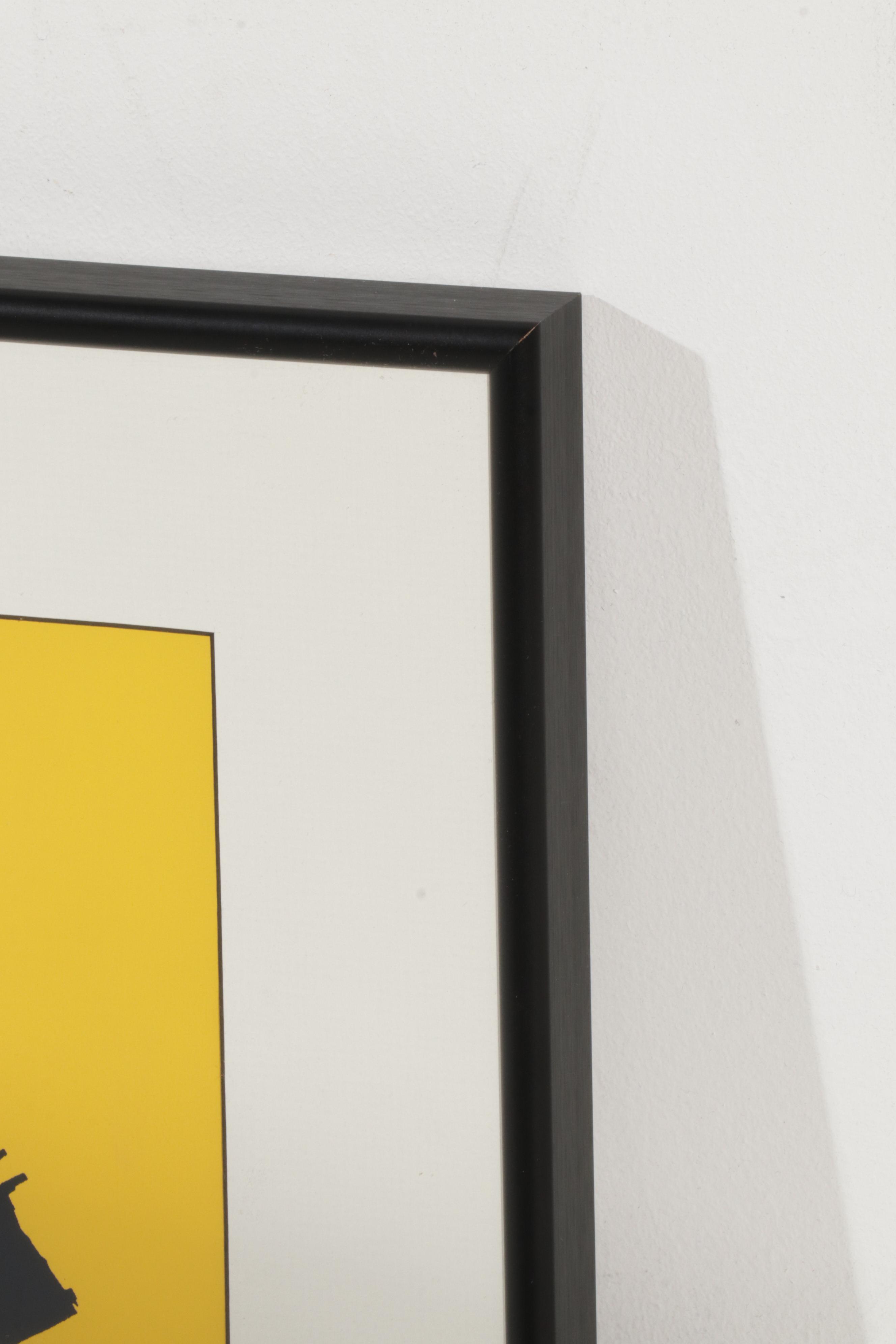 M. Seutter Cityscape Serigraph "Skyline," Late 20th Century