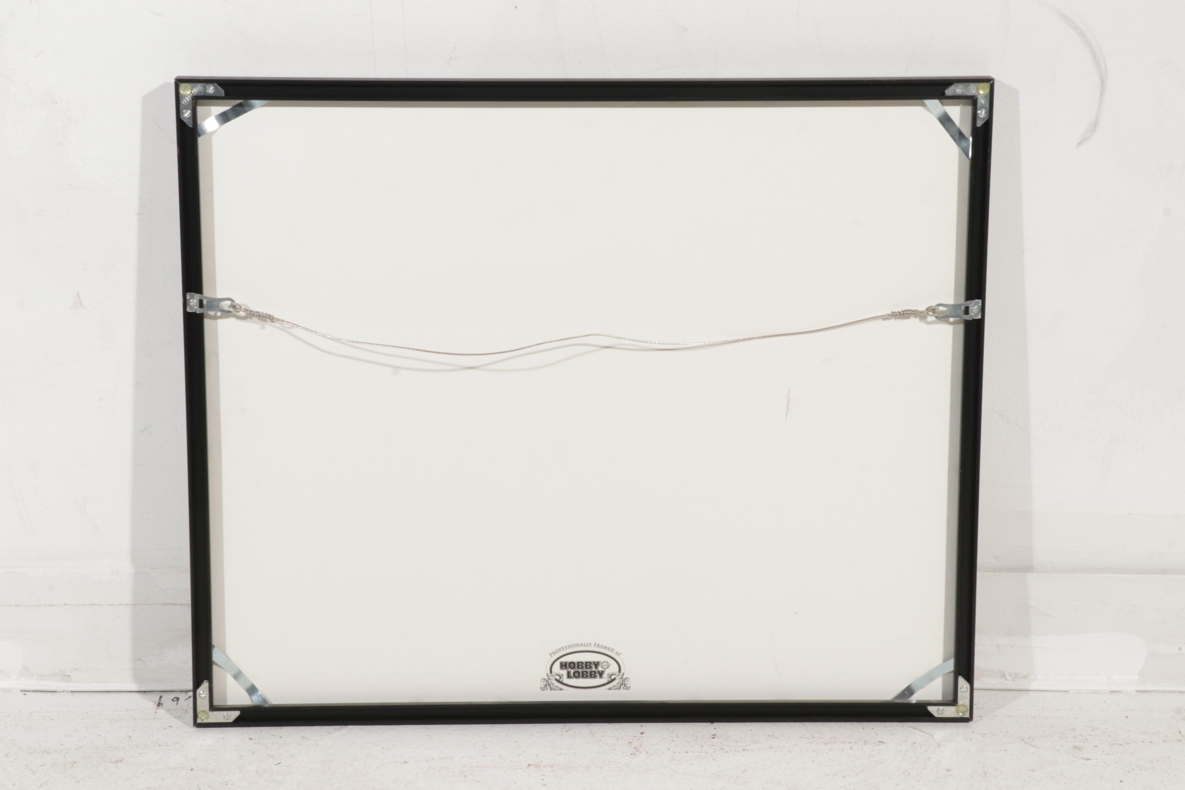 M. Seutter Cityscape Serigraph "Skyline," Late 20th Century