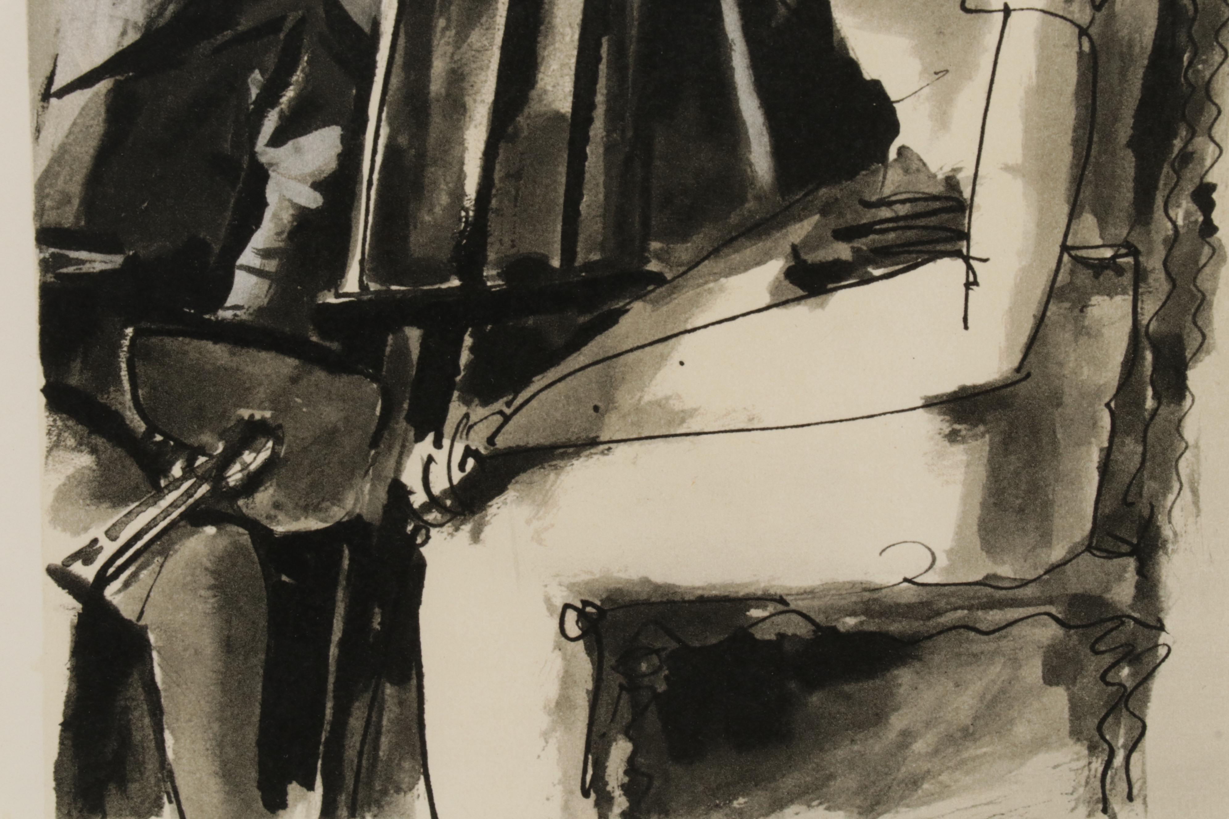 Photogravure After Pablo Picasso From "Verve," 1954