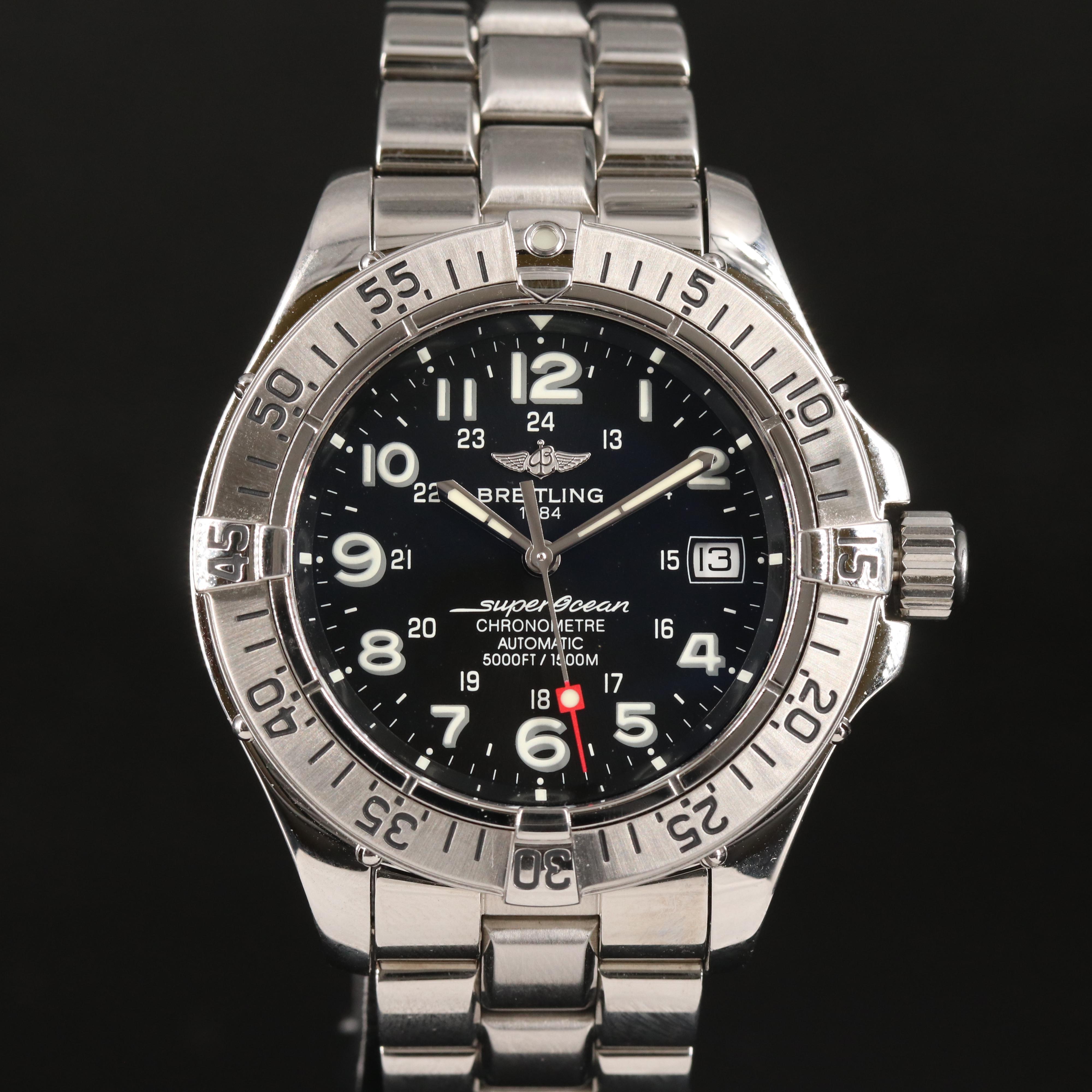 Breitling Superocean Automatic Stainless Steel Watch