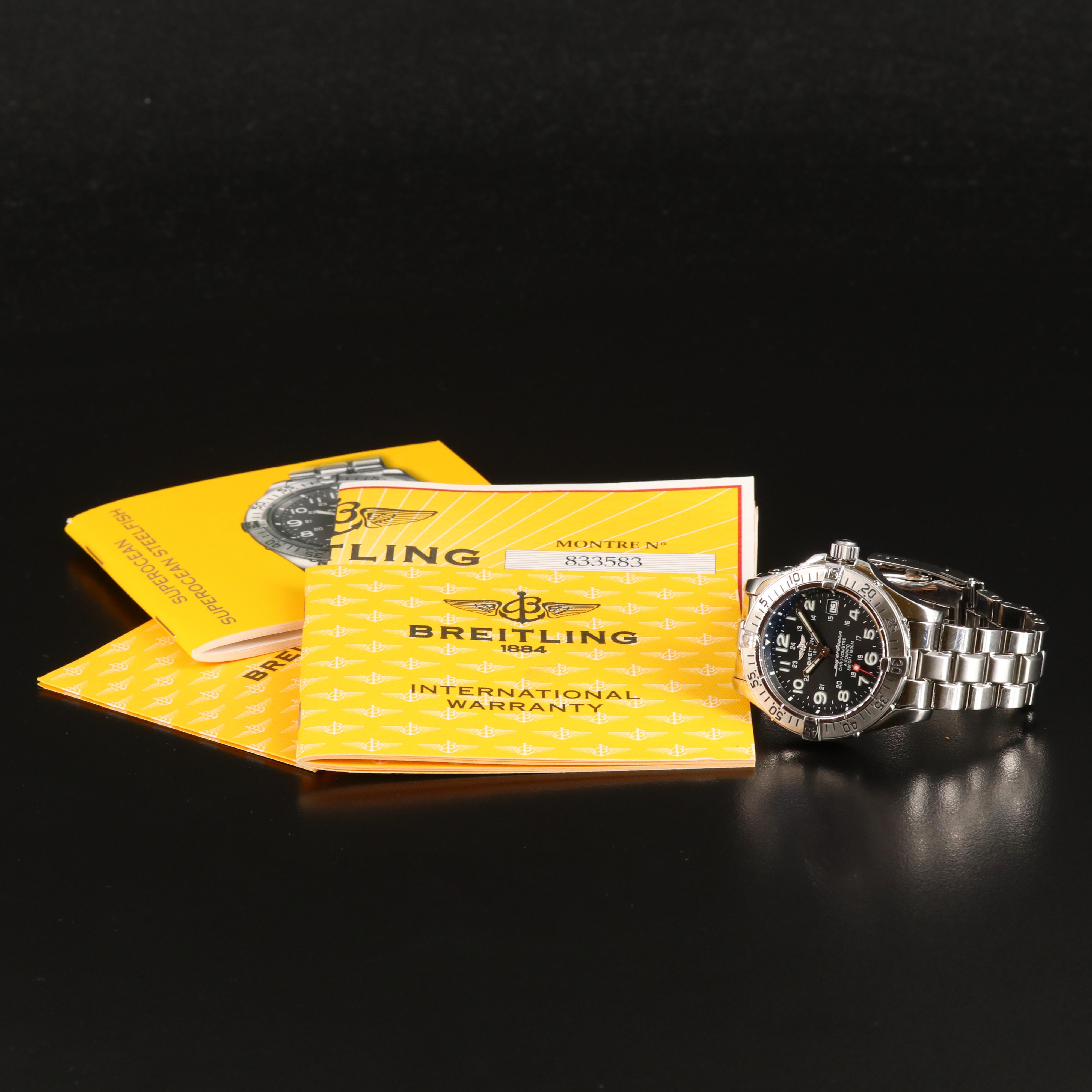 Breitling Superocean Automatic Stainless Steel Watch