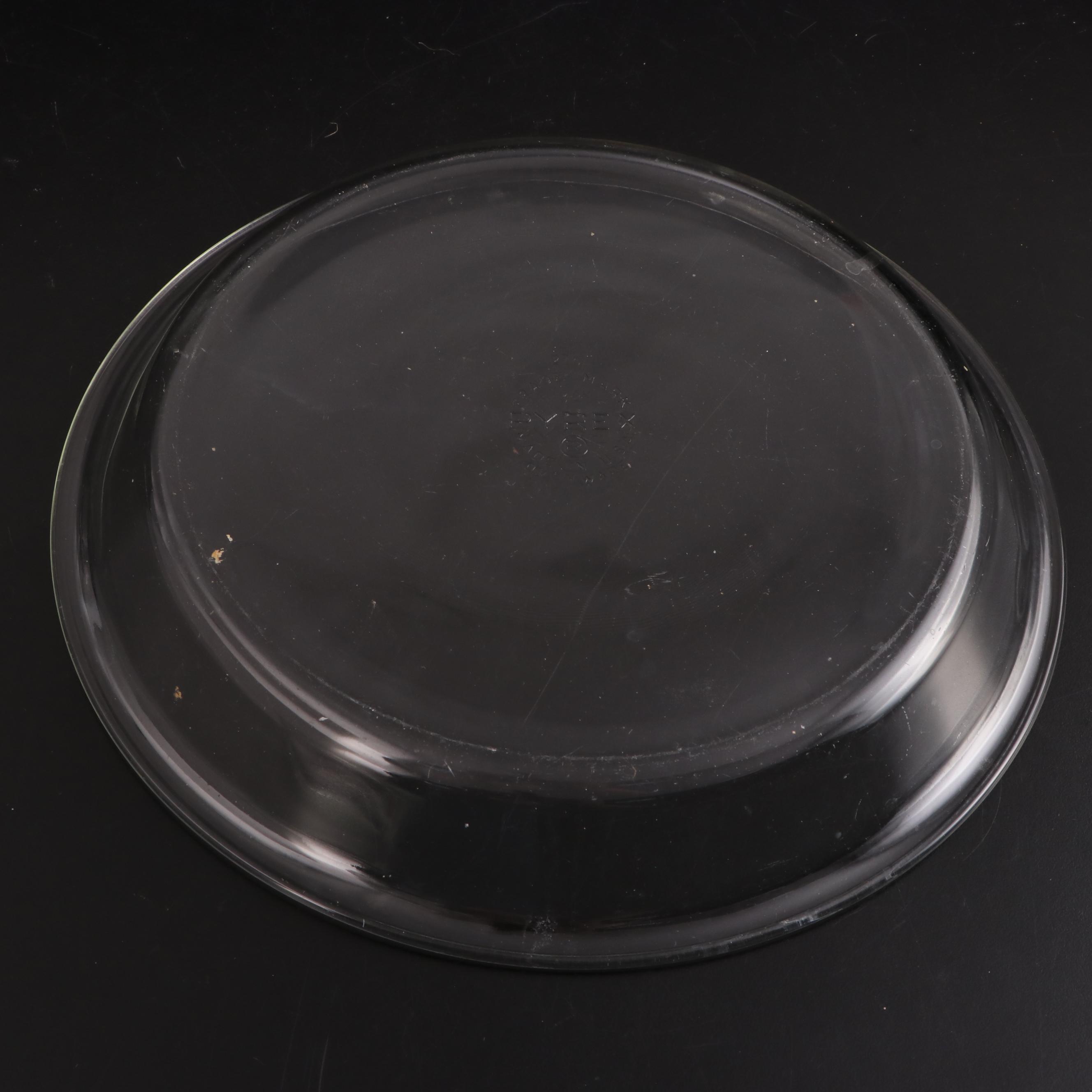 Pyrex Glass Pie Plates, Late 20th Century