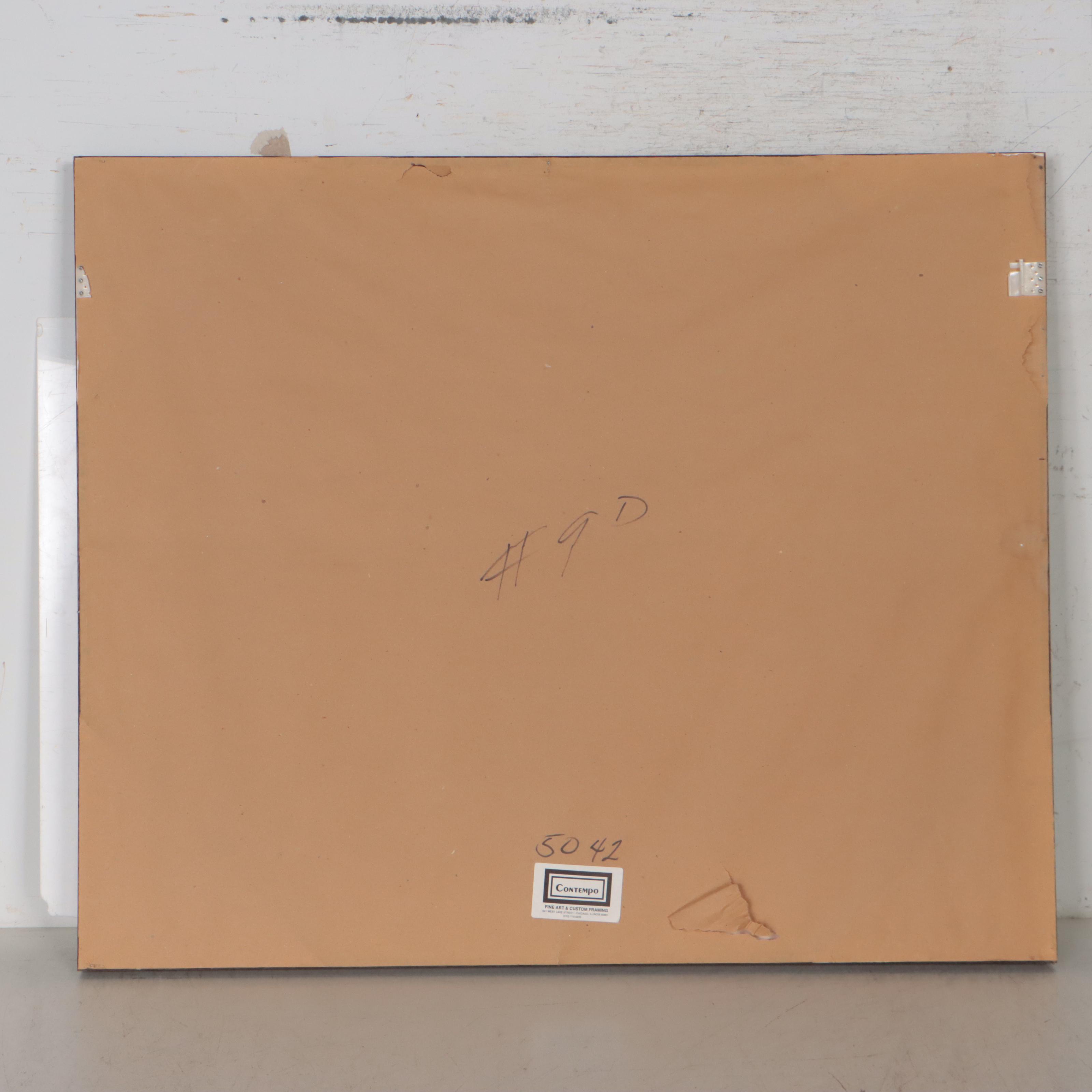 Richard Claude Ziemann Landscape Etching "Berkshire Valley," 1967