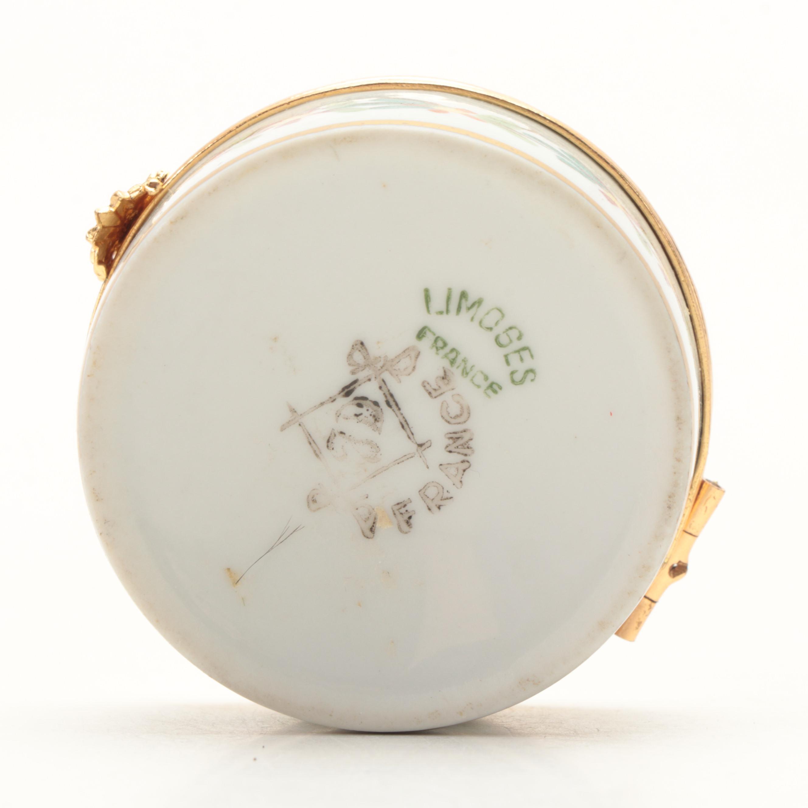 Hand-Painted Porcelain Limoges Boxes
