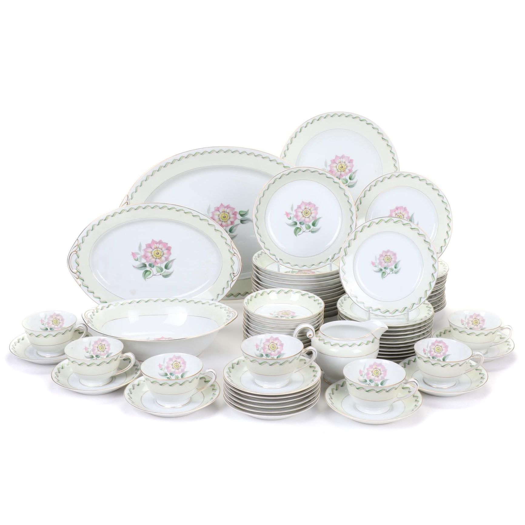 Aichi China Porcelain Service and Dinnerware