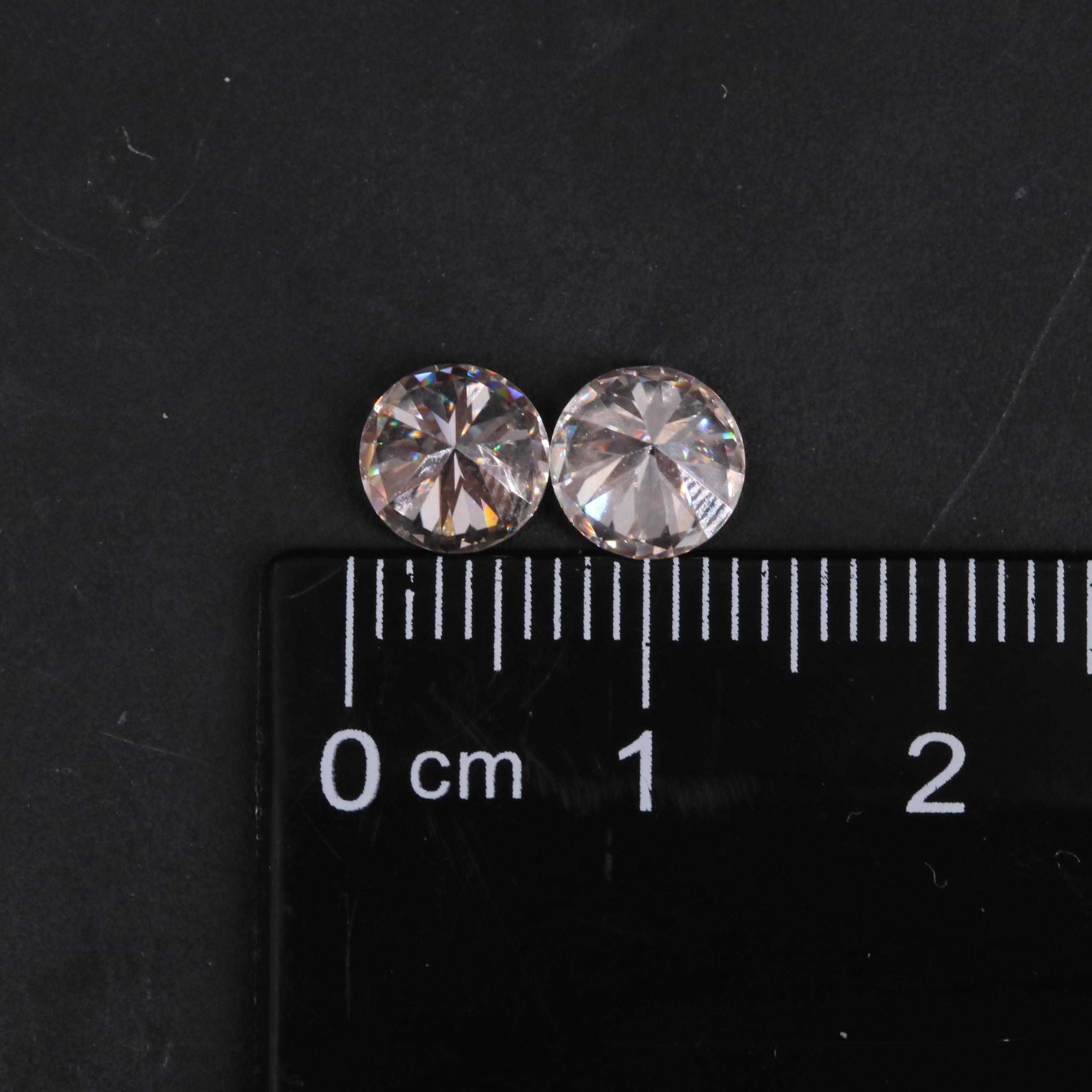 Loose 1.95 CTW Moissanite