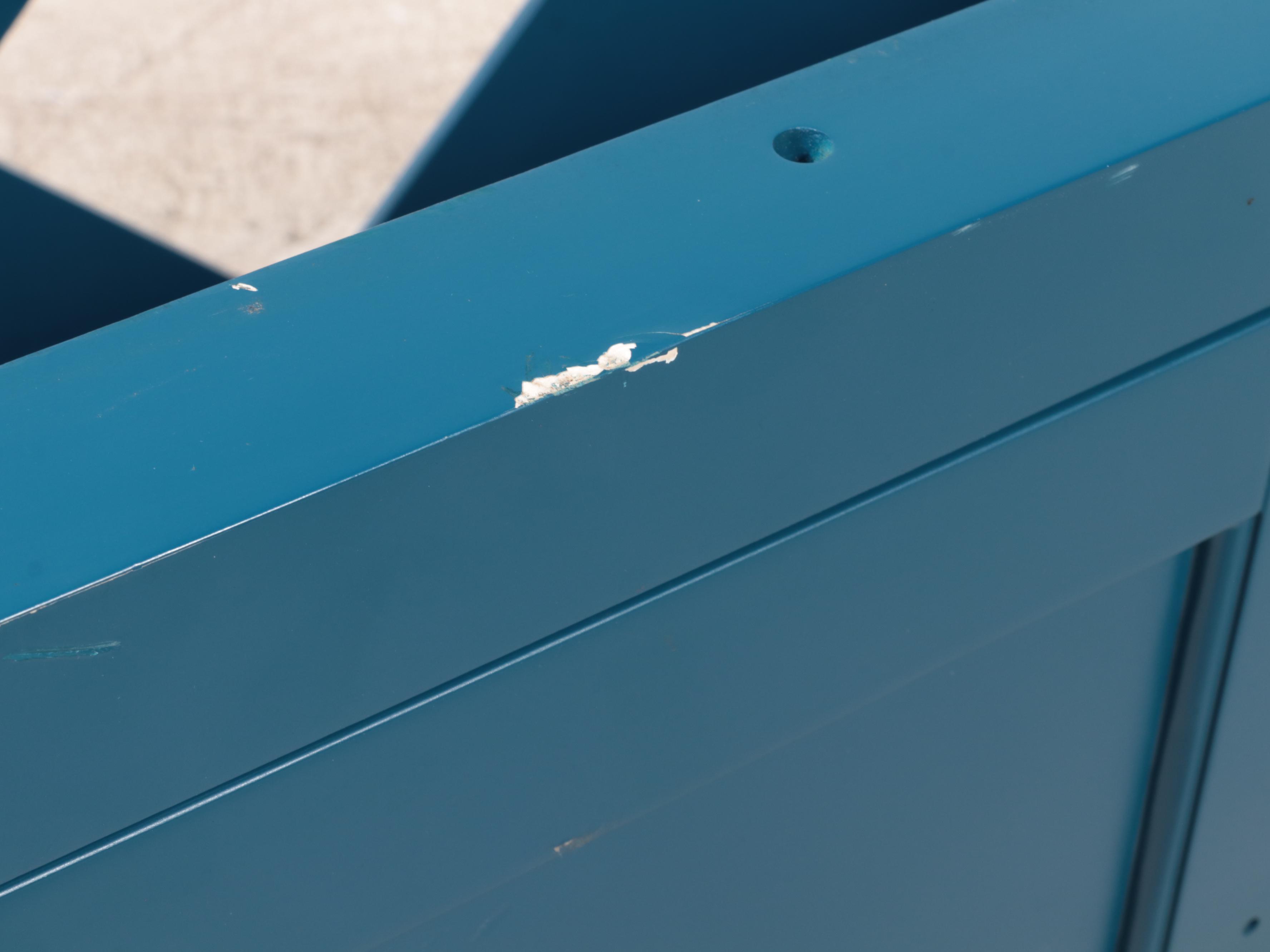 Blue Finished Bathroom Vanity Cabinet with Drawer