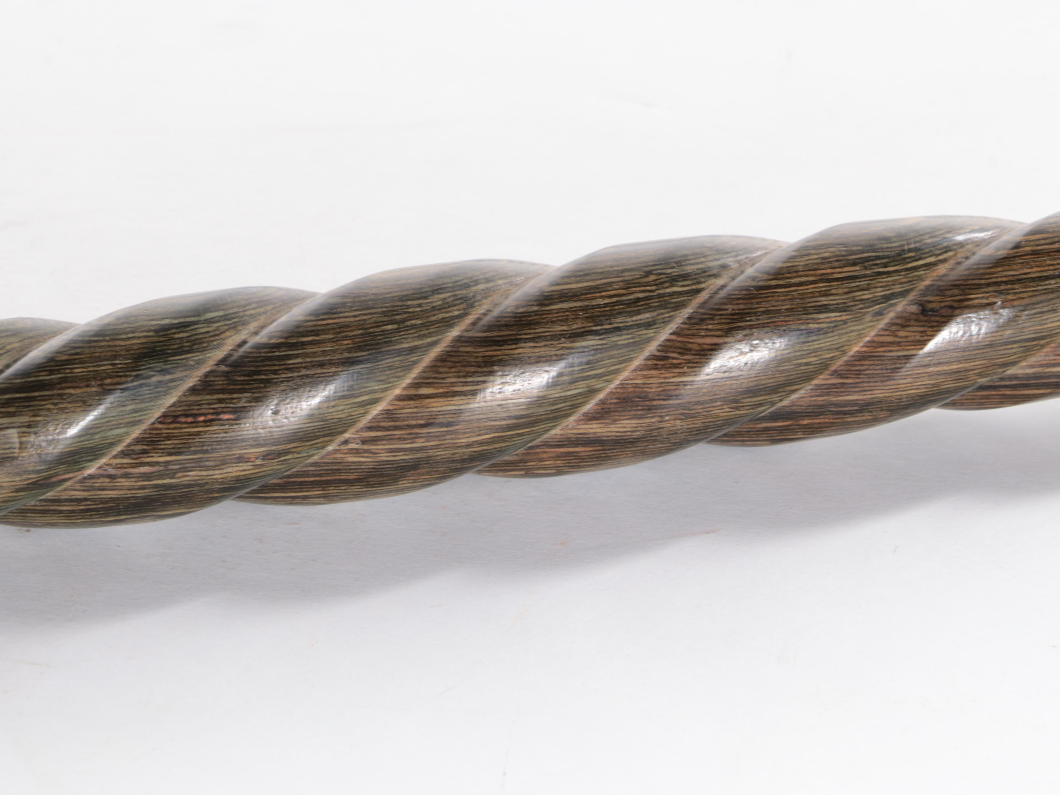 Fantasy Broad Sword with Sprial Turned Wood Handle