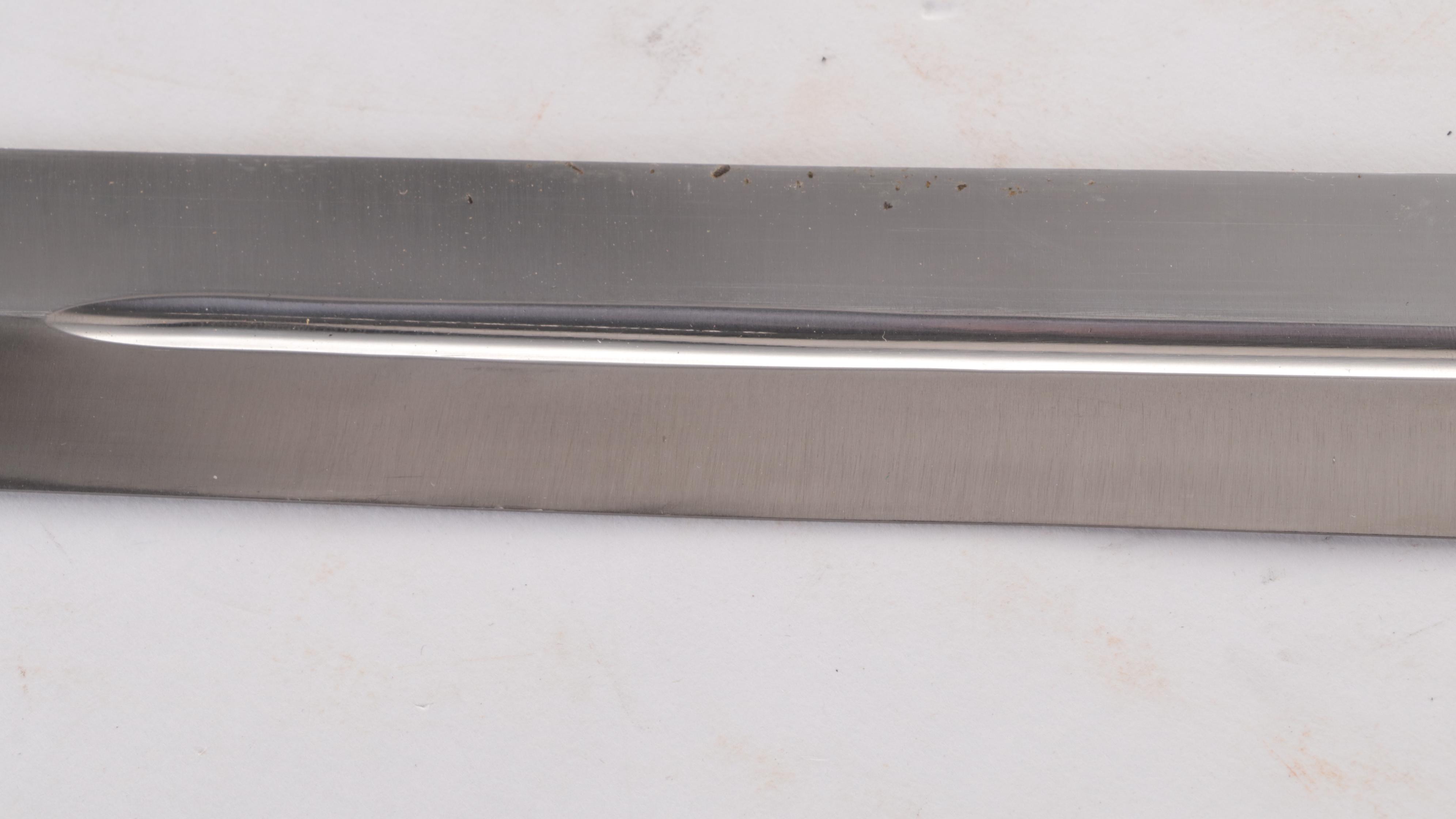 Fantasy Broad Sword with Sprial Turned Wood Handle