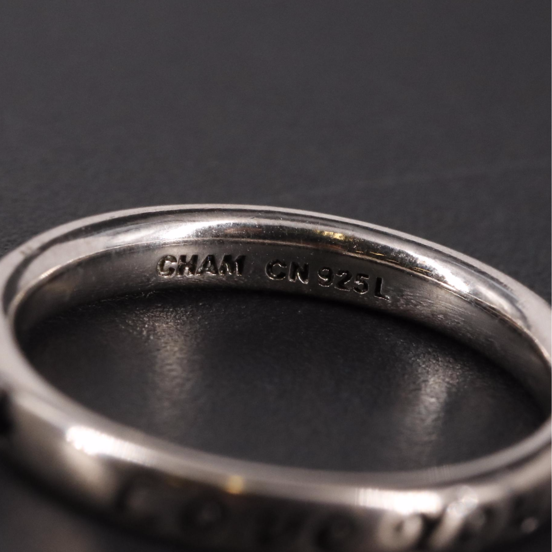 Sterling "Love You To The Moon And Back" Ring