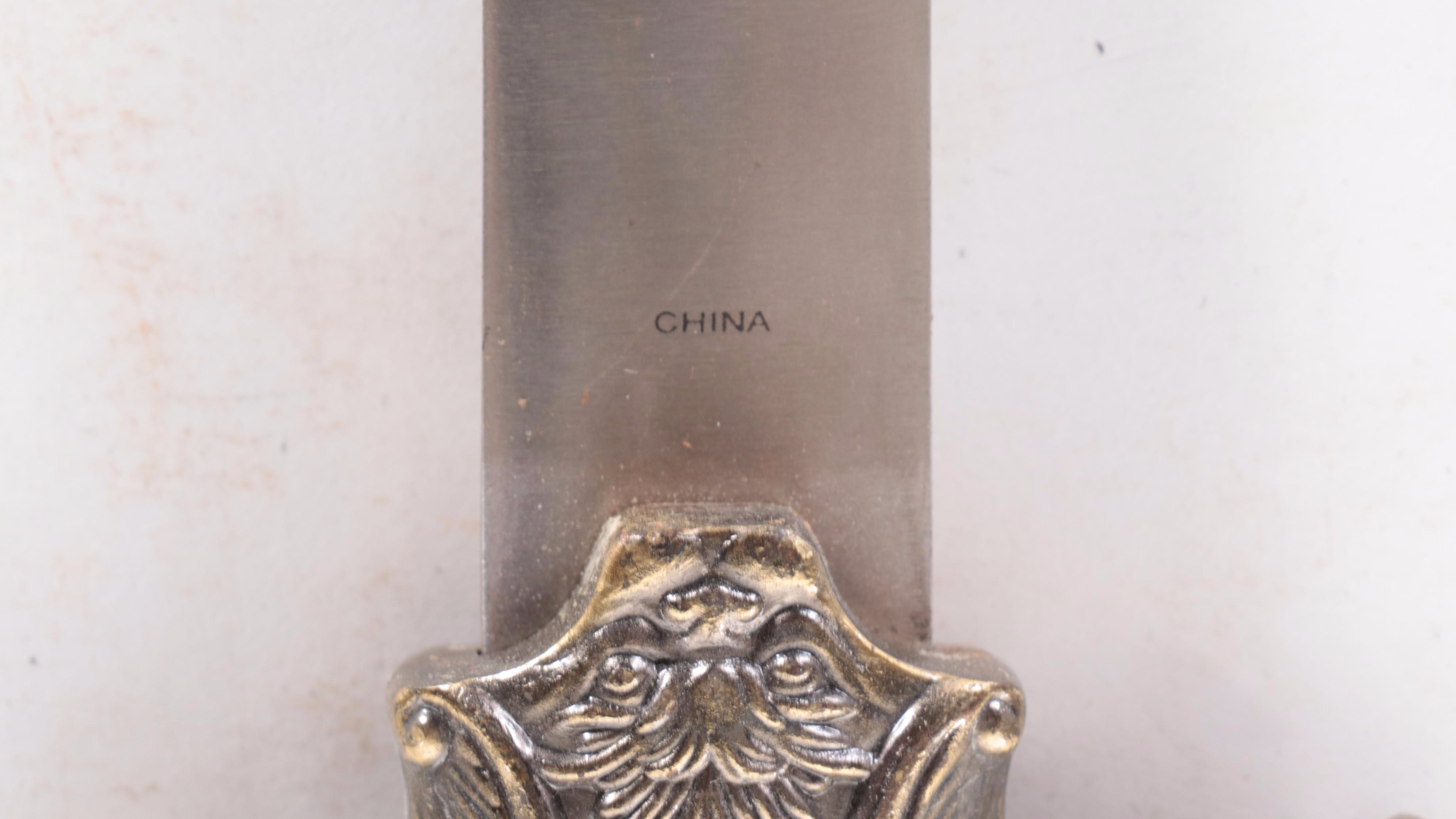 Chinese Fantasy Sword with Ornate Sheath