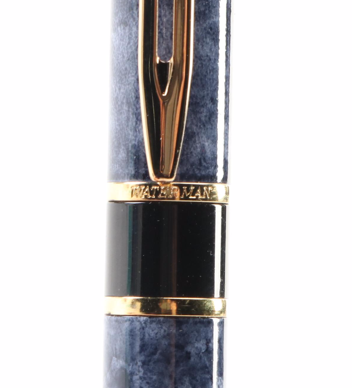 Waterman Blue Marbled Fountain Pen