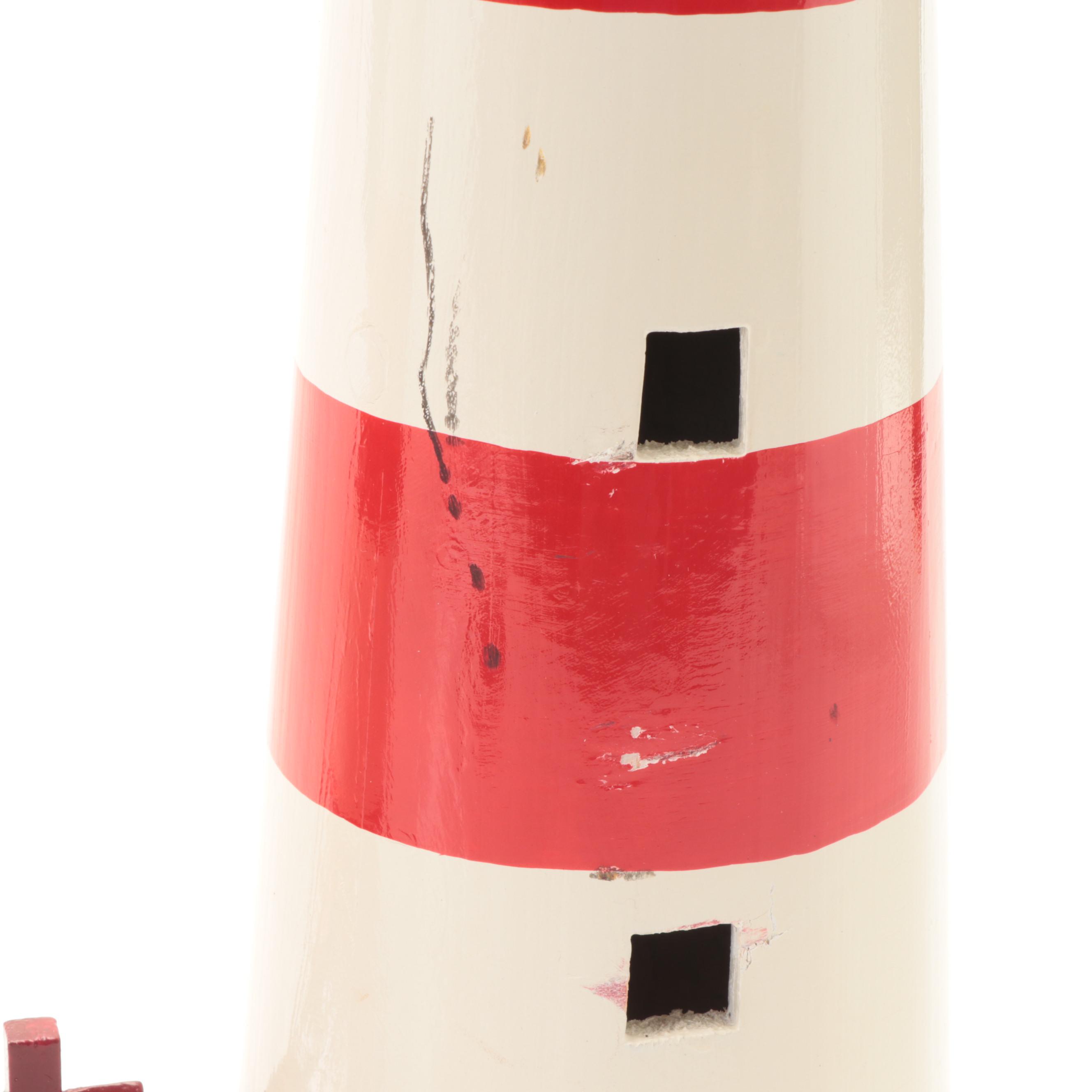 Decorative Wooden Lighthouse