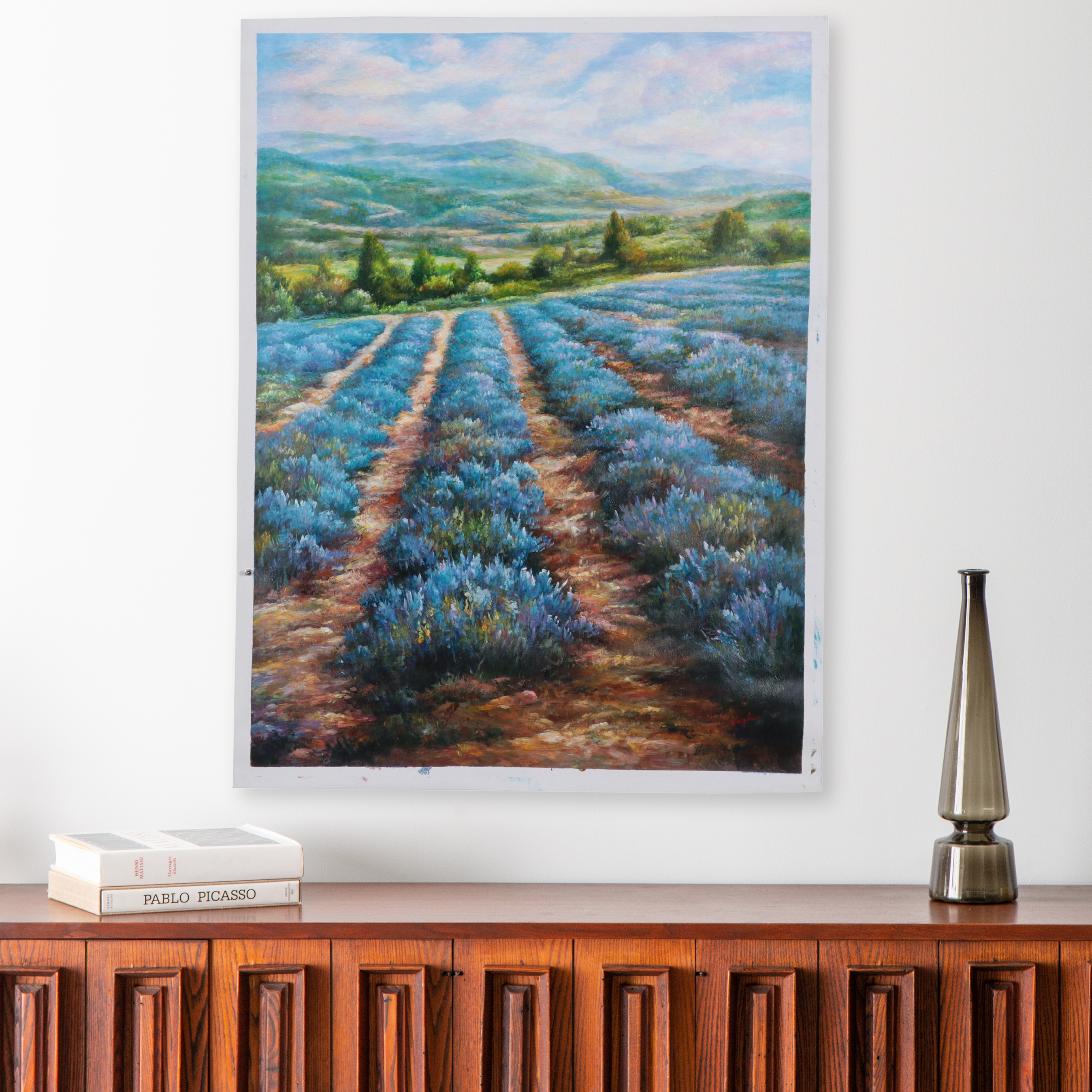 Qinghua Provençal Landscape Oil Painting