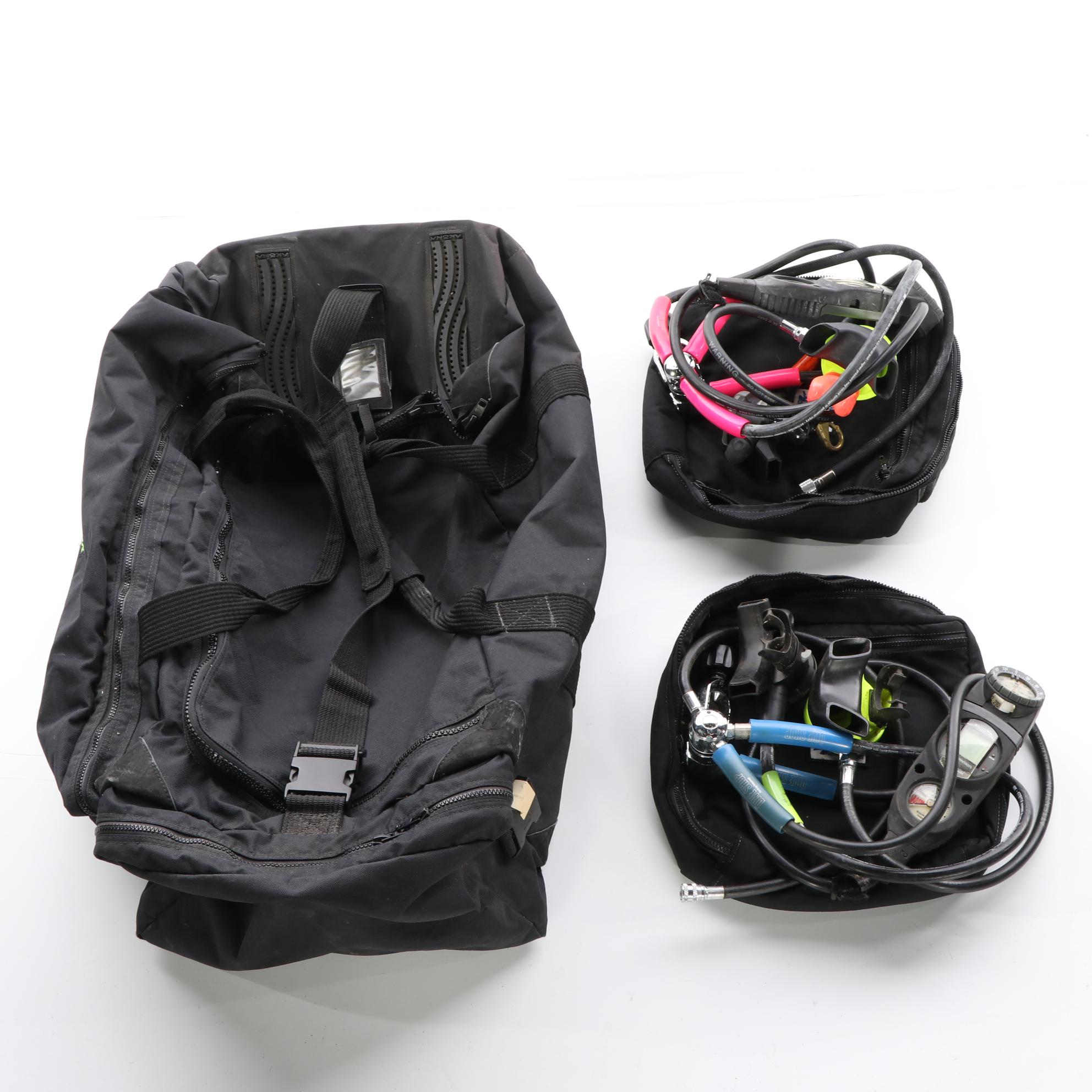 Scuba Gear Including Back Inflate BCDs, Dive Computers, Regulators and More