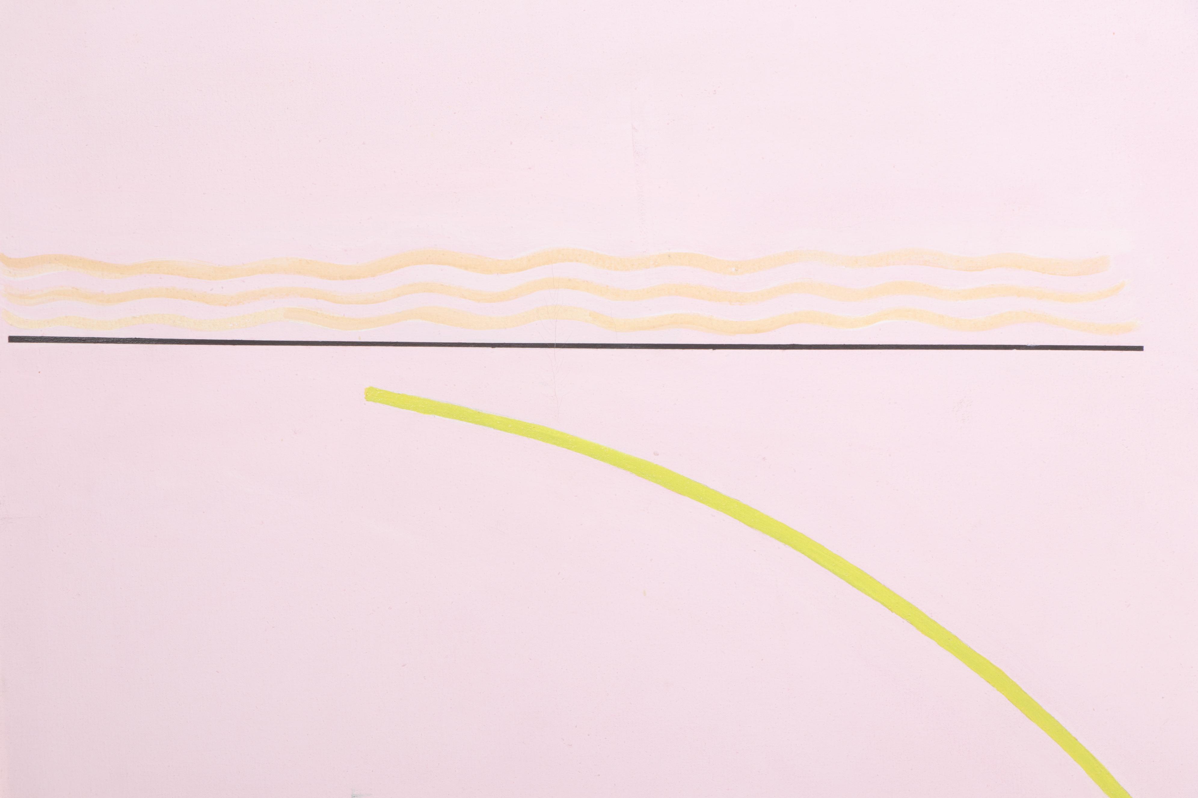 Virginia Cuppaidge Large-Scale Acrylic Painting "Lakelani," Late 20th Century