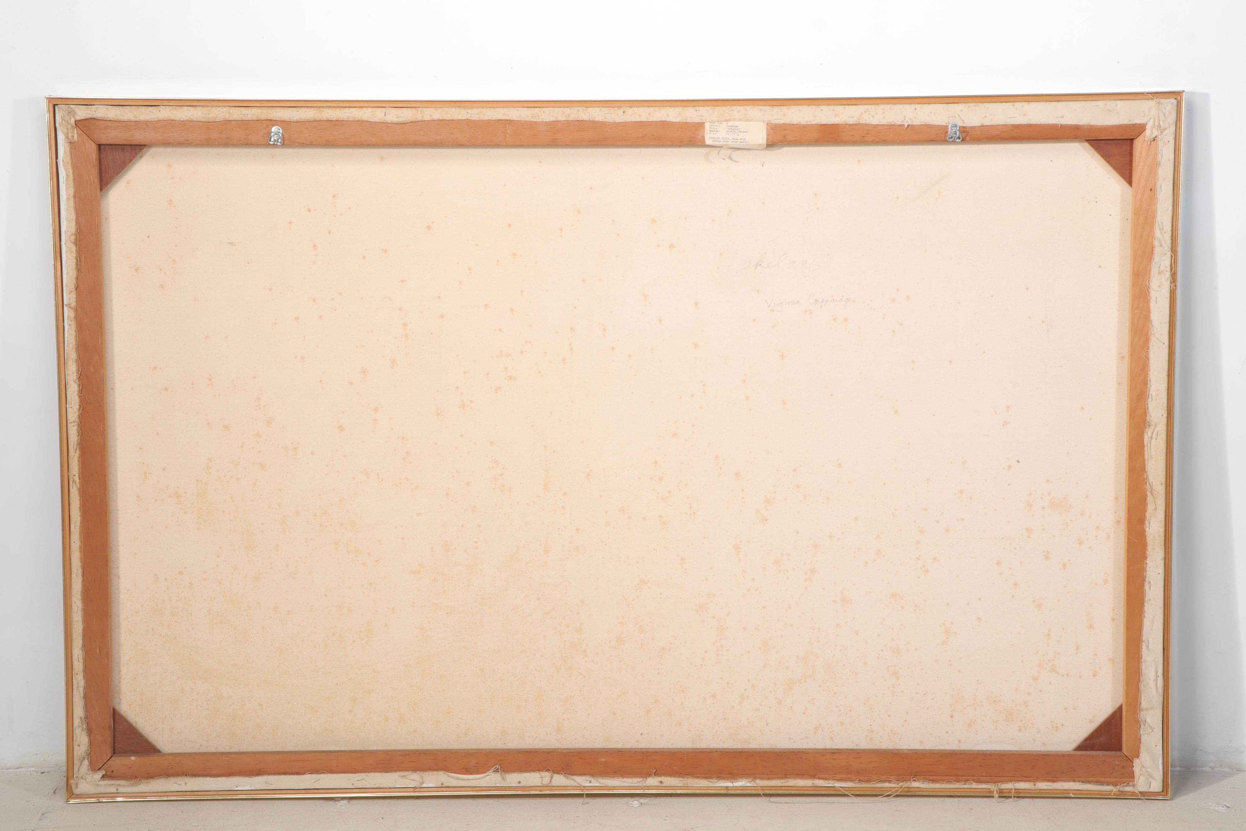 Virginia Cuppaidge Large-Scale Acrylic Painting "Lakelani," Late 20th Century