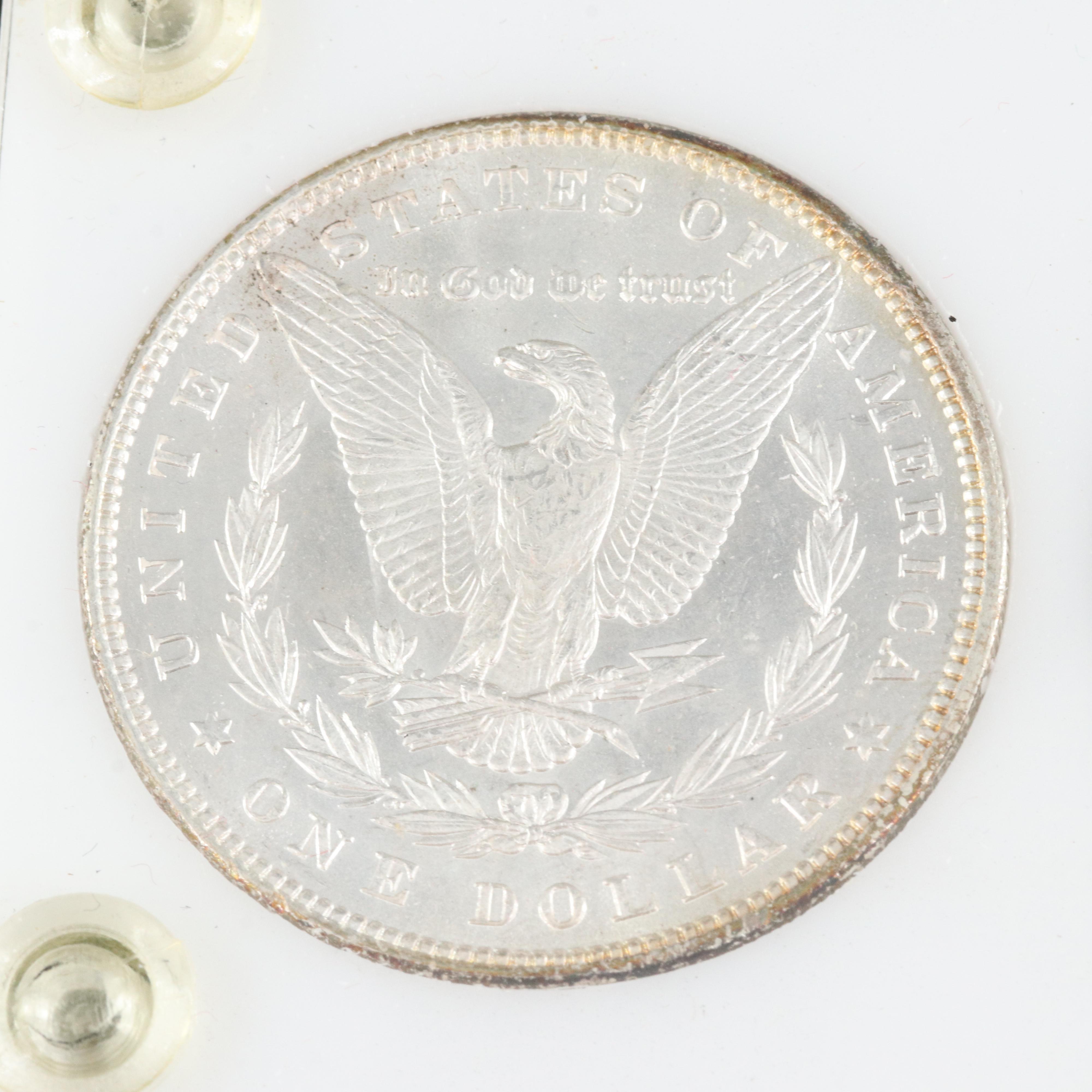 Two Morgan and Peace Silver Dollar Sets