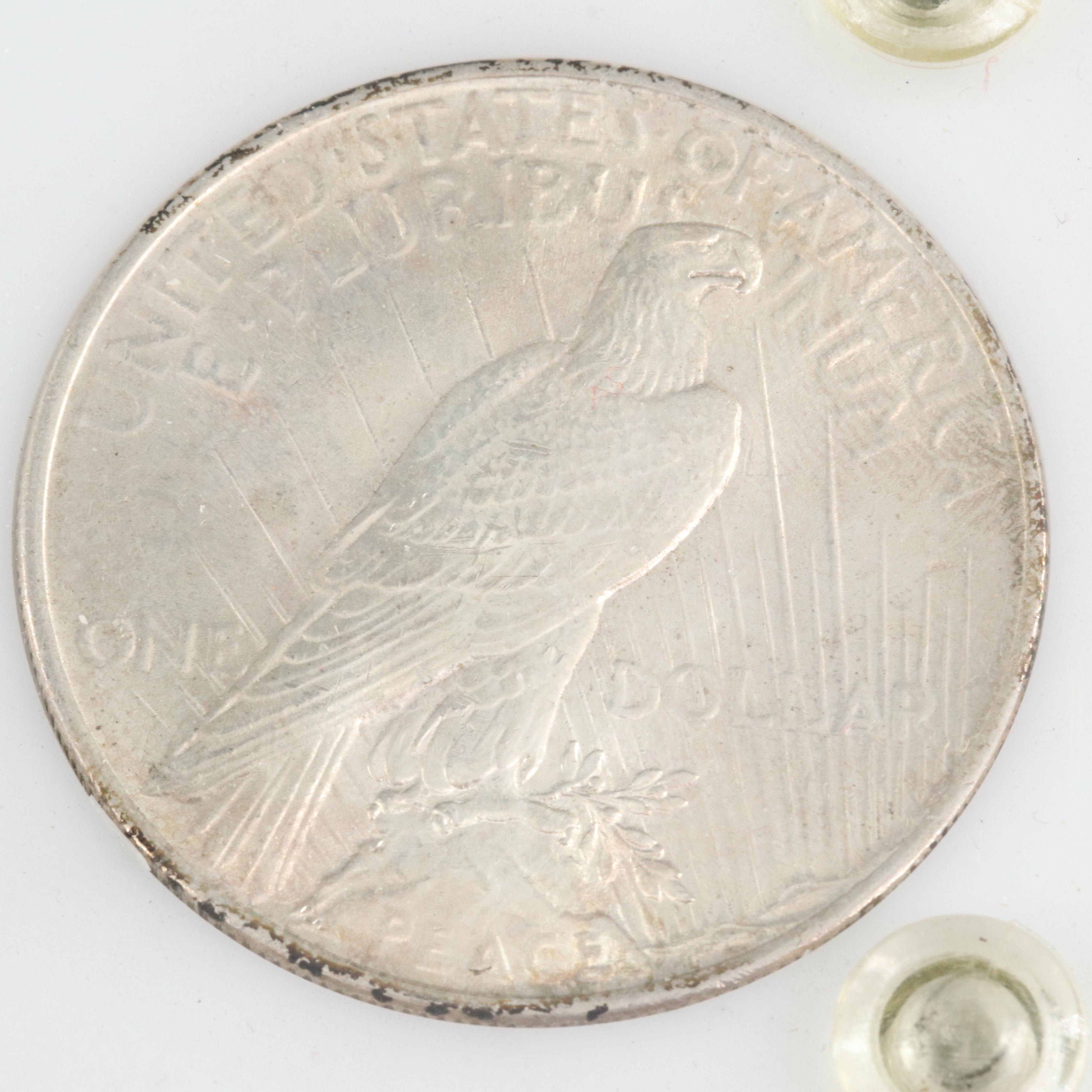 Two Morgan and Peace Silver Dollar Sets