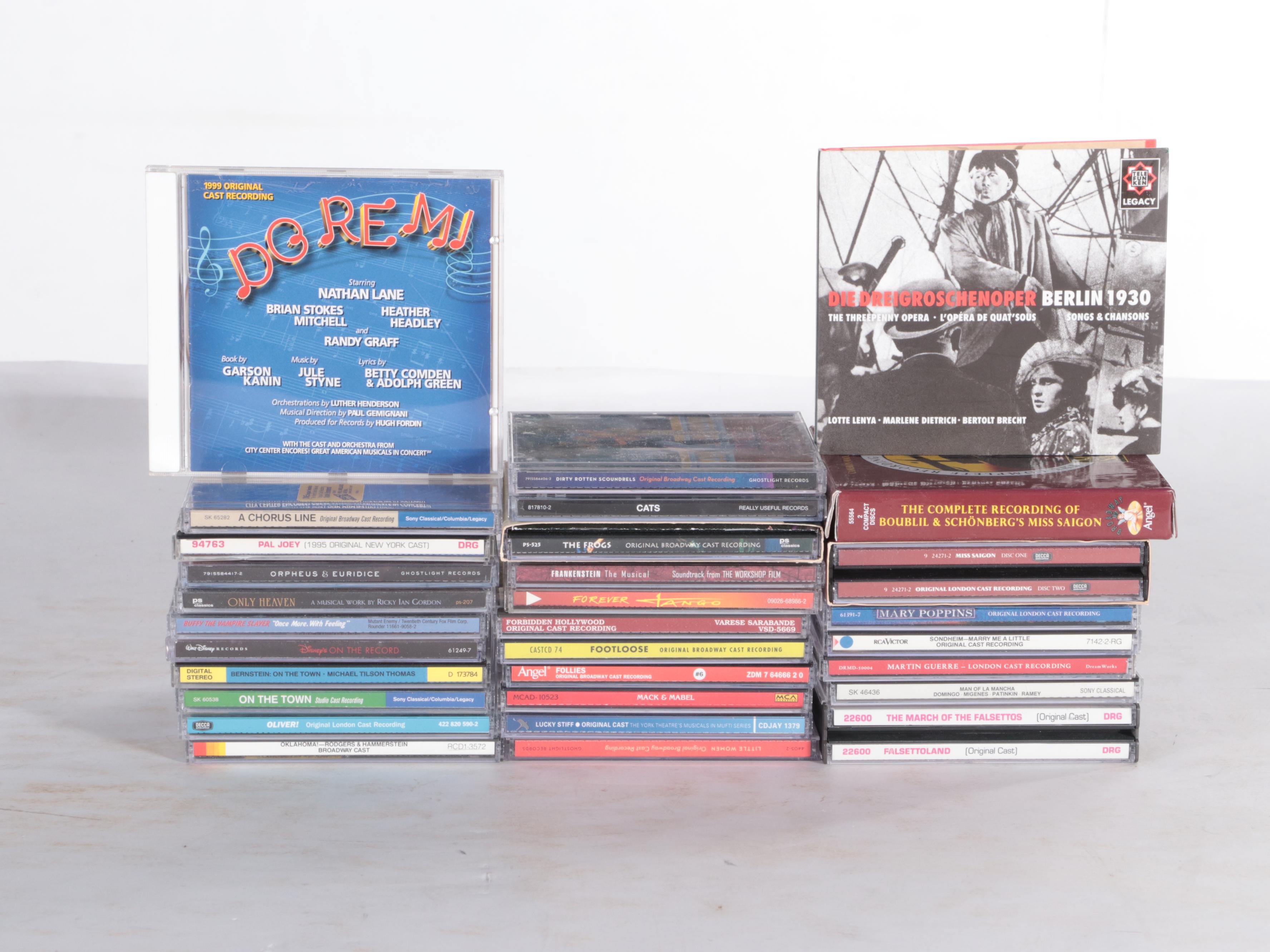 Hello, Dolly! Cats, Aida, Hairspray and Other Soundtrack and Contemporary CDs