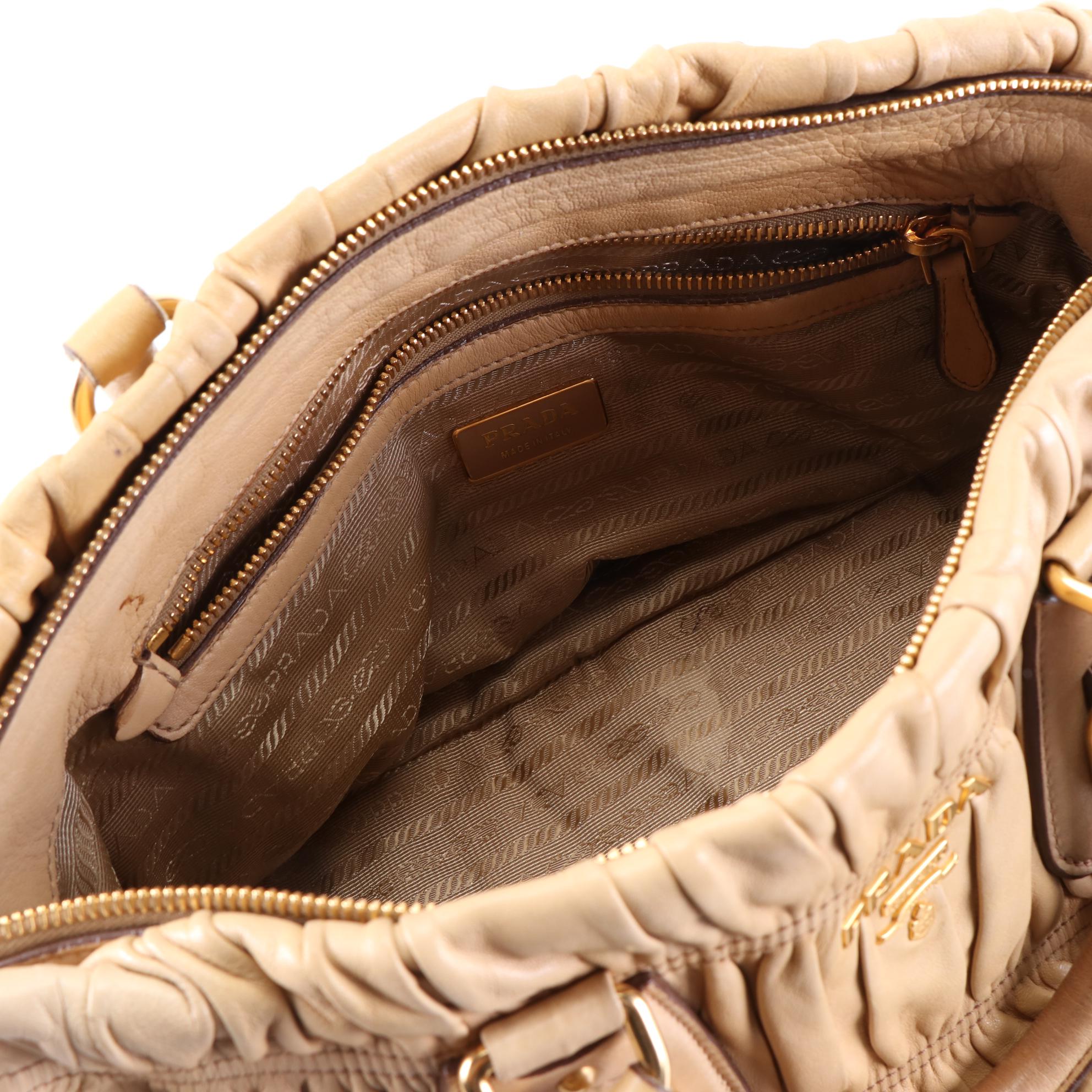 Prada Handbag in Gaufre Nappa Leather