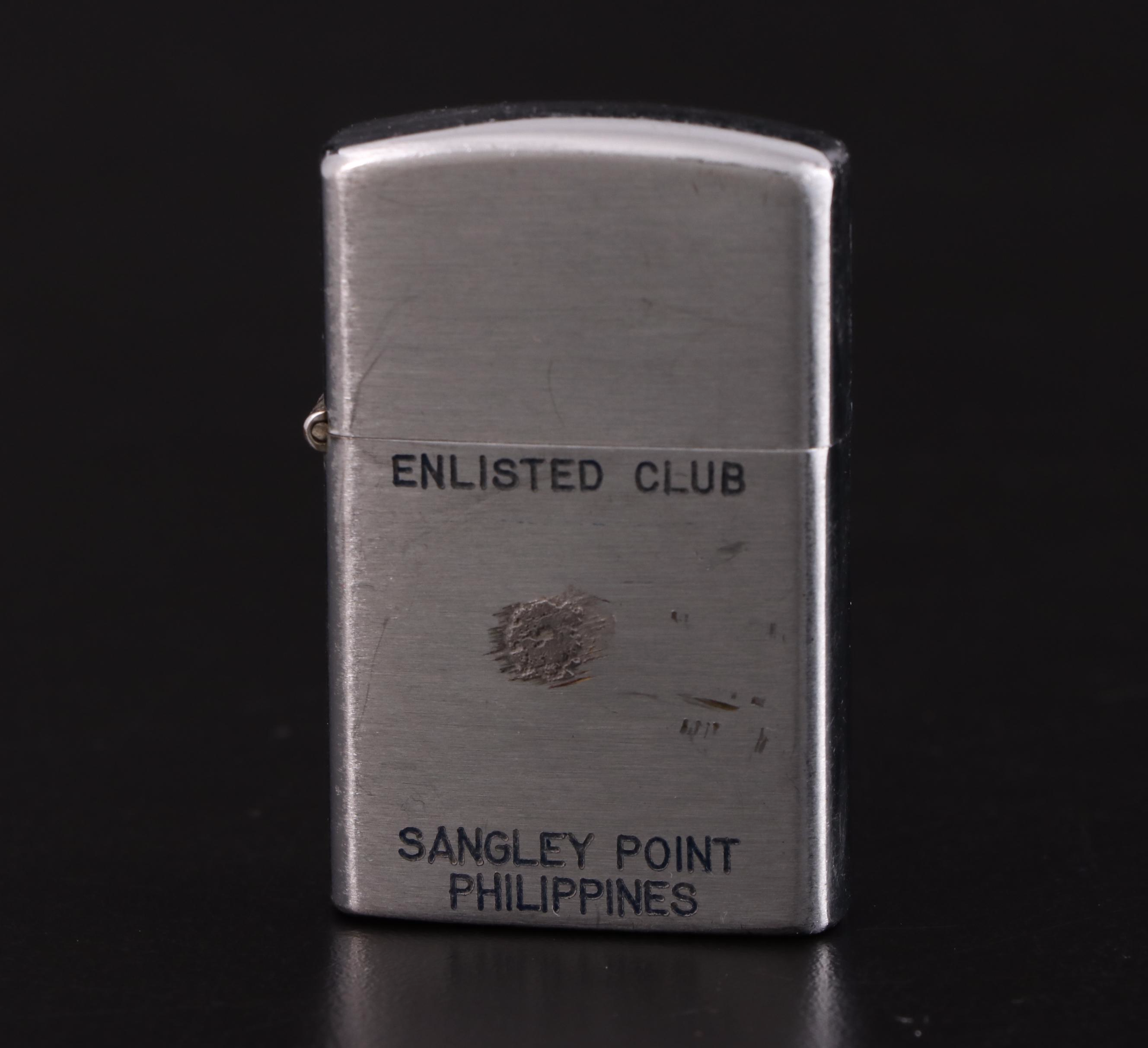 Zippo Engraved Flint Lighters, Mid-20th Century
