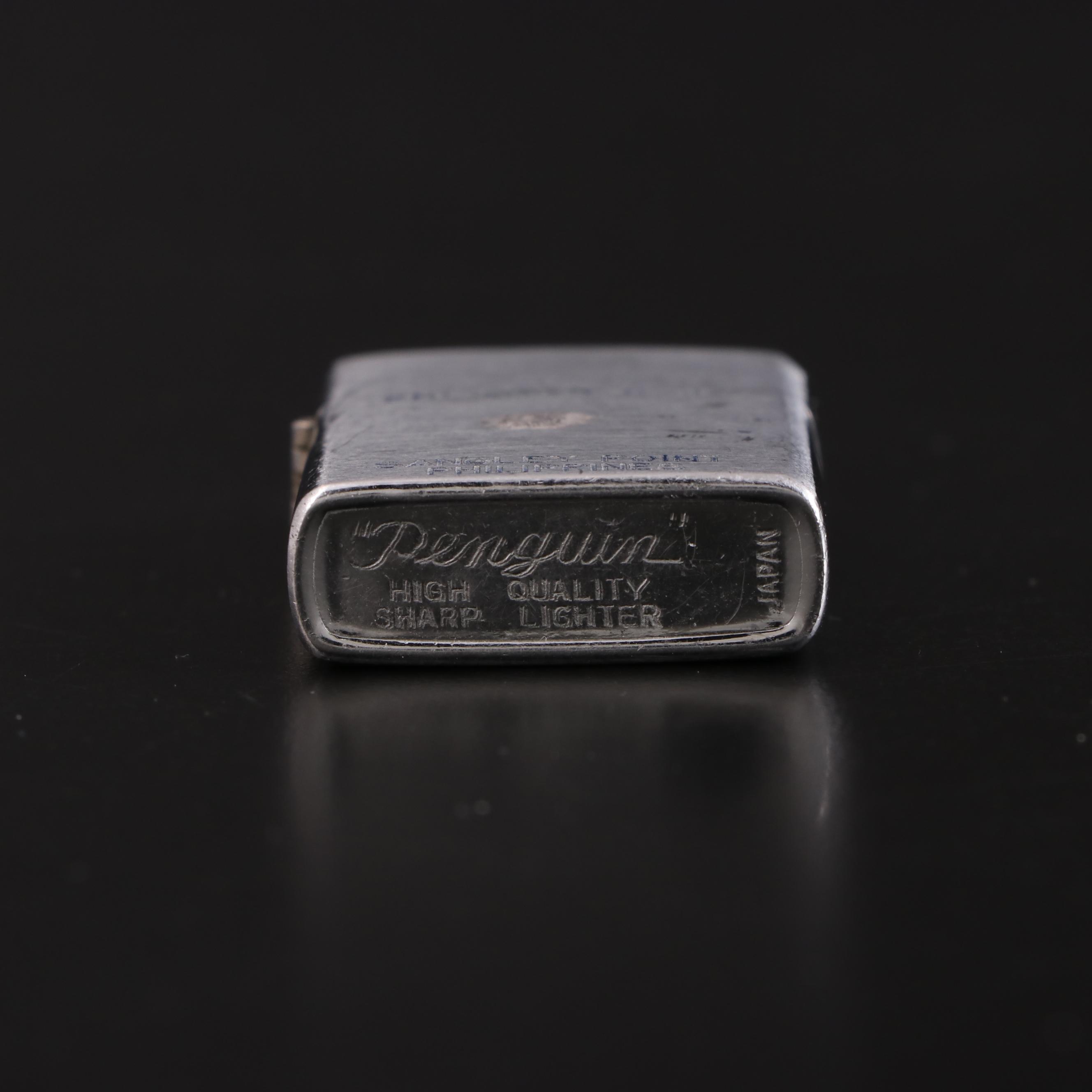 Zippo Engraved Flint Lighters, Mid-20th Century