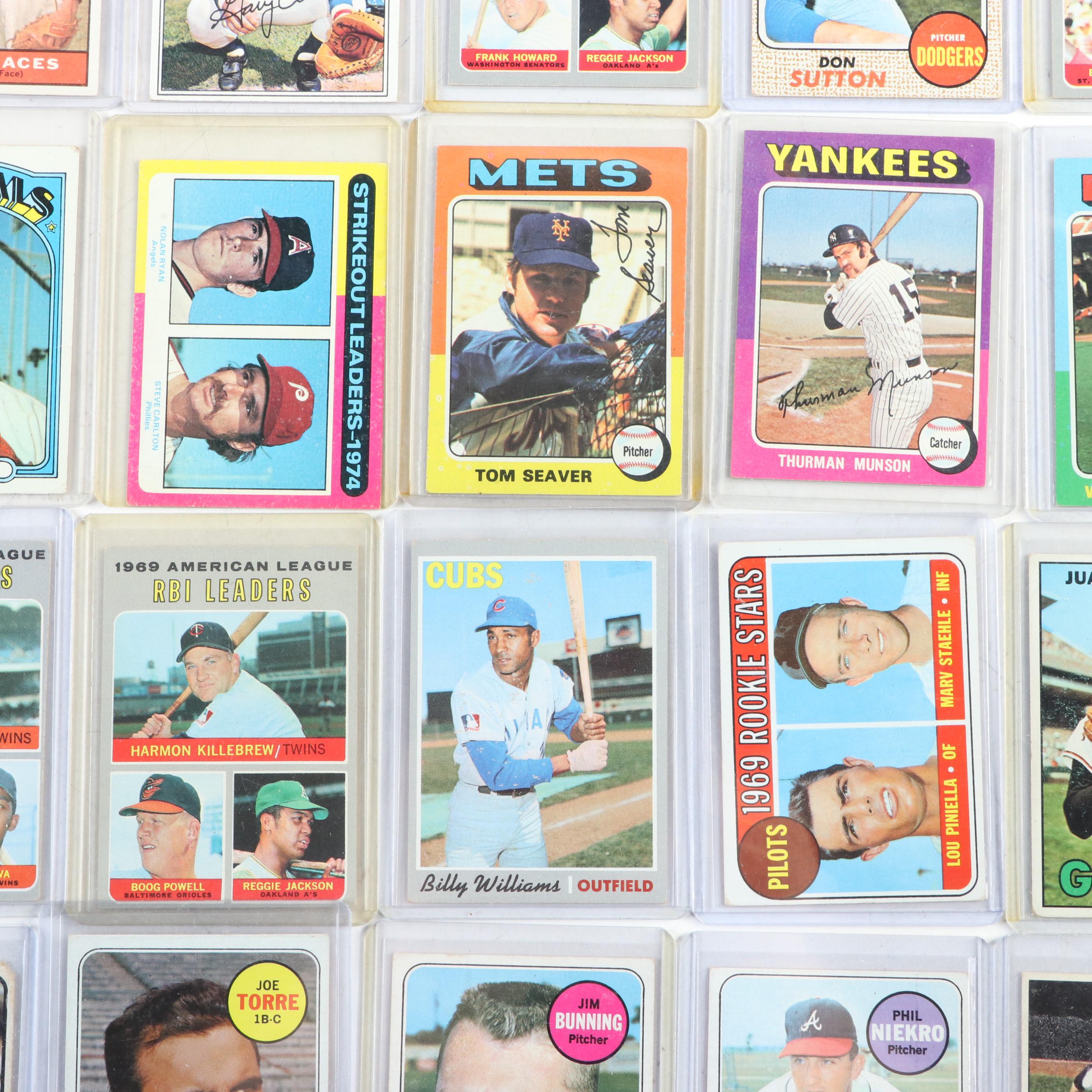 Topps Baseball Cards With Rookies, HOFers, More, 1960s–1970s