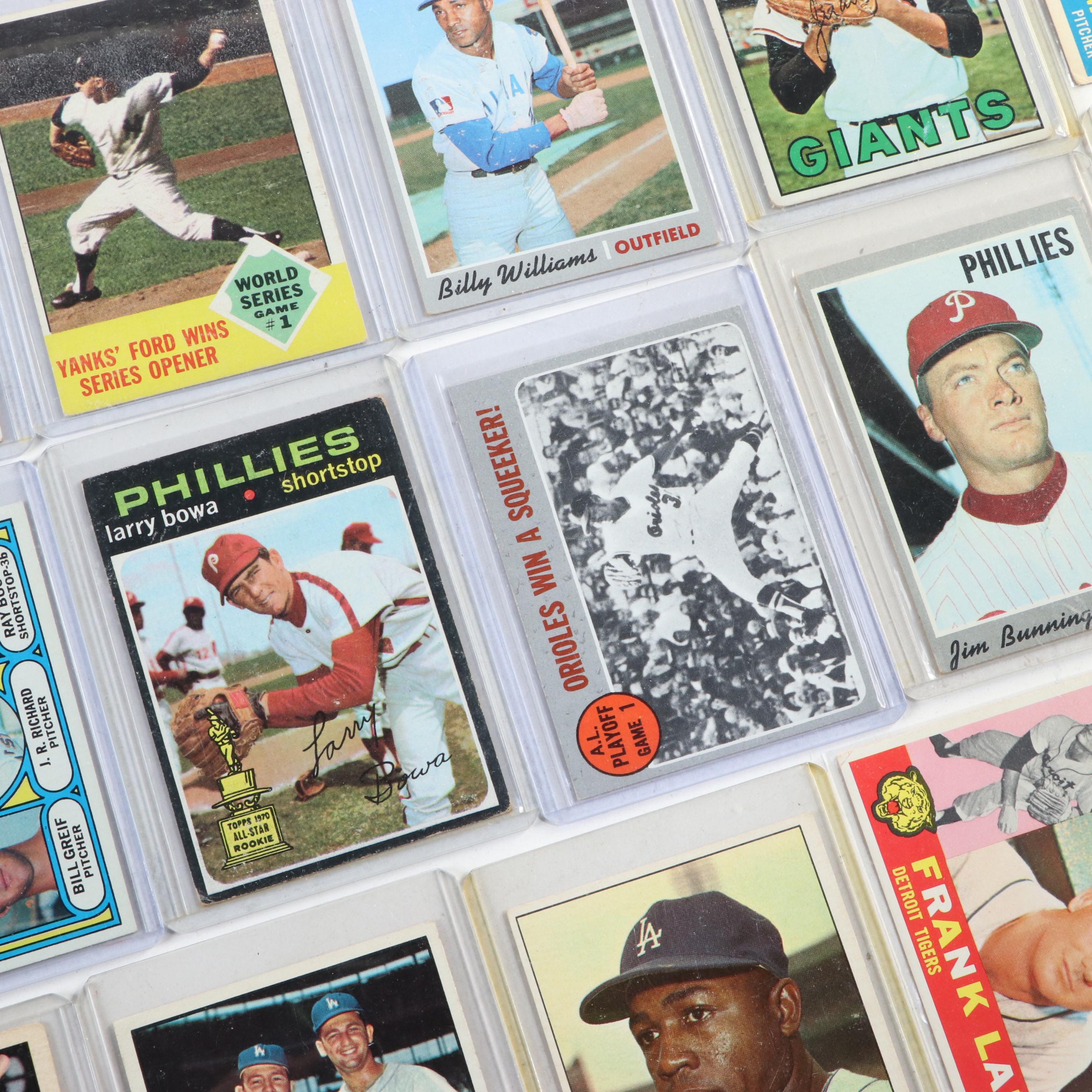 Topps Baseball Cards With Rookies, HOFers, More, 1960s–1970s
