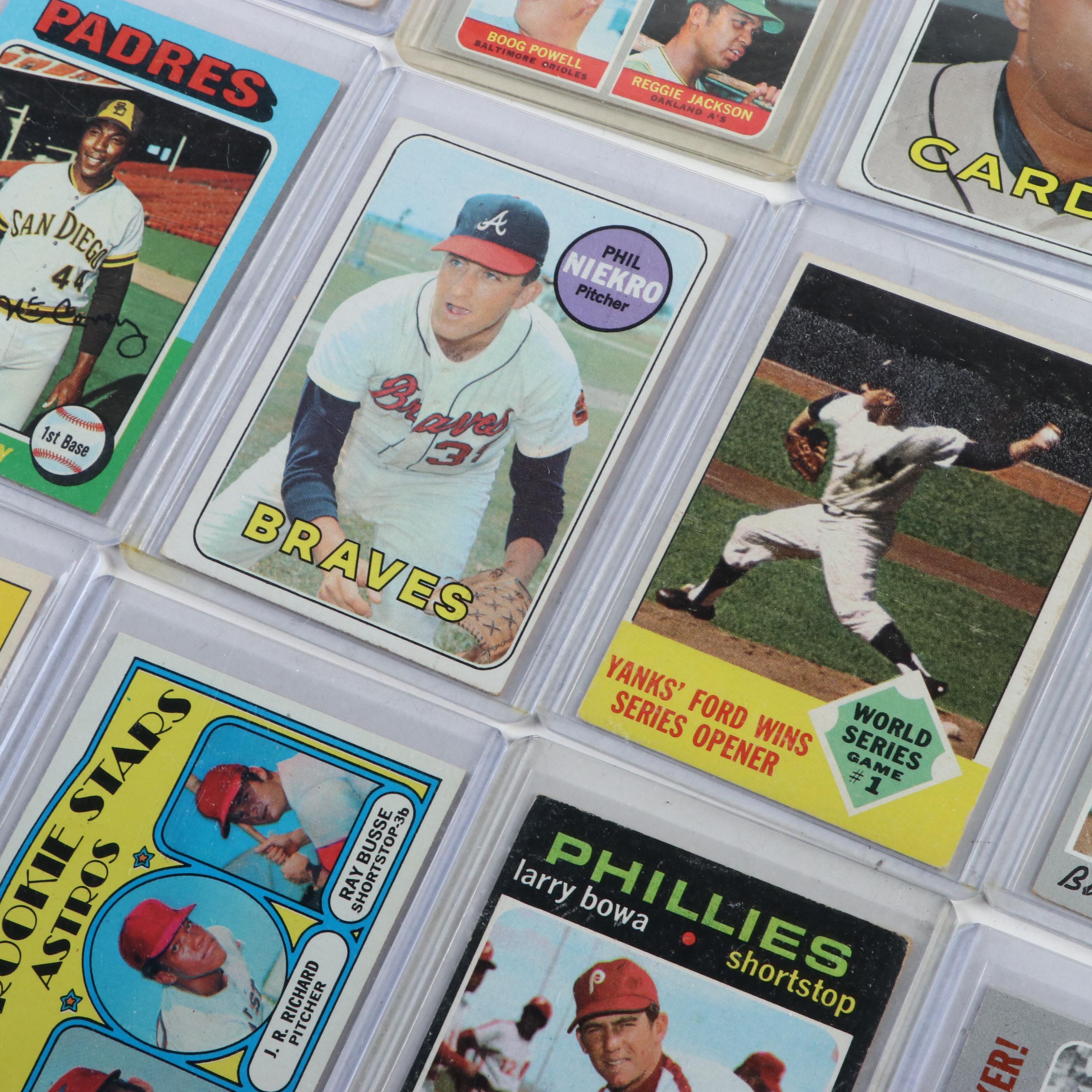 Topps Baseball Cards With Rookies, HOFers, More, 1960s–1970s
