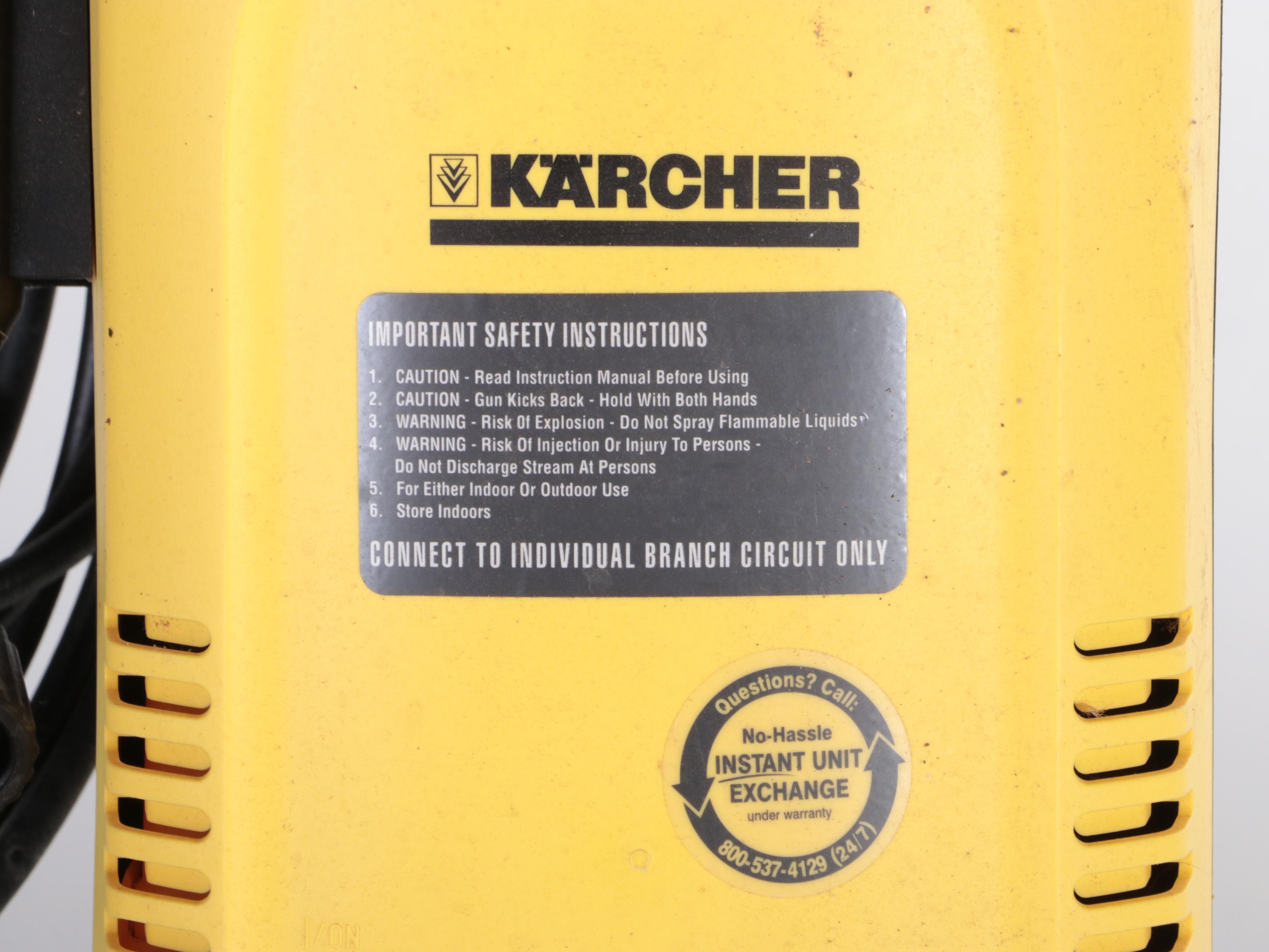 Kärcher Pressure Washer with Screwdriver, Bits and More Tools and Accessories