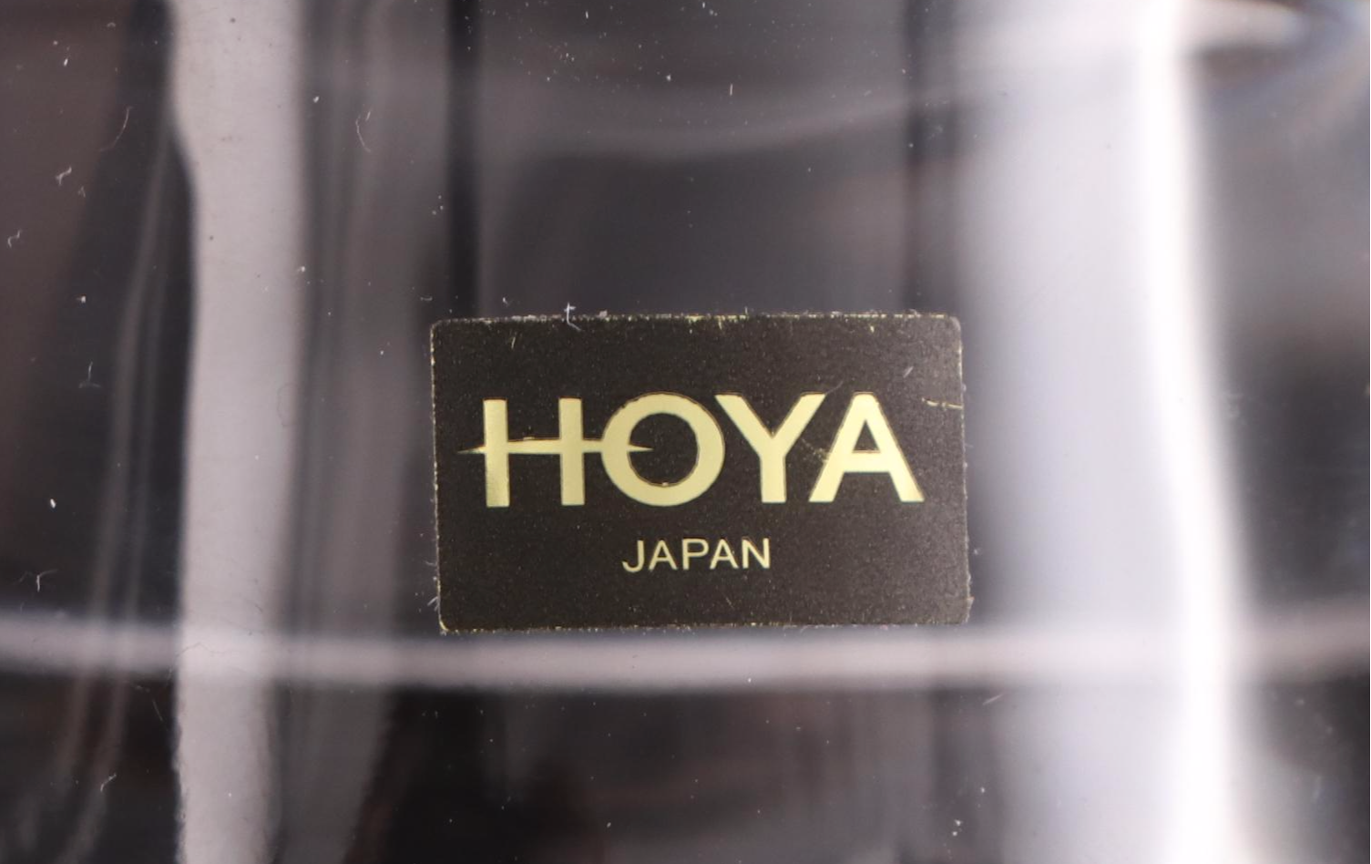 Hoya Crystal Golf Club Desk Clock