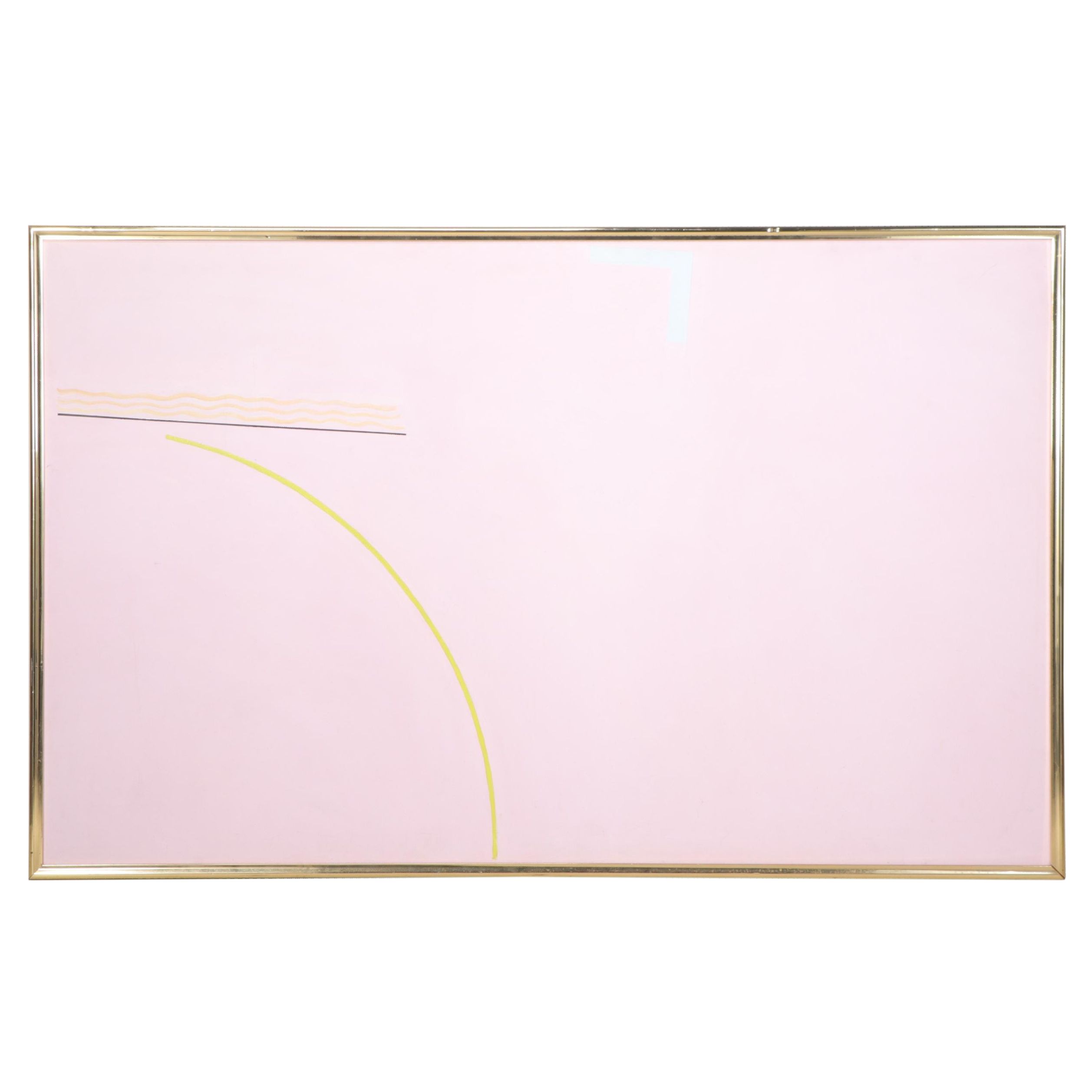 Virginia Cuppaidge Large-Scale Acrylic Painting "Lakelani," Late 20th Century