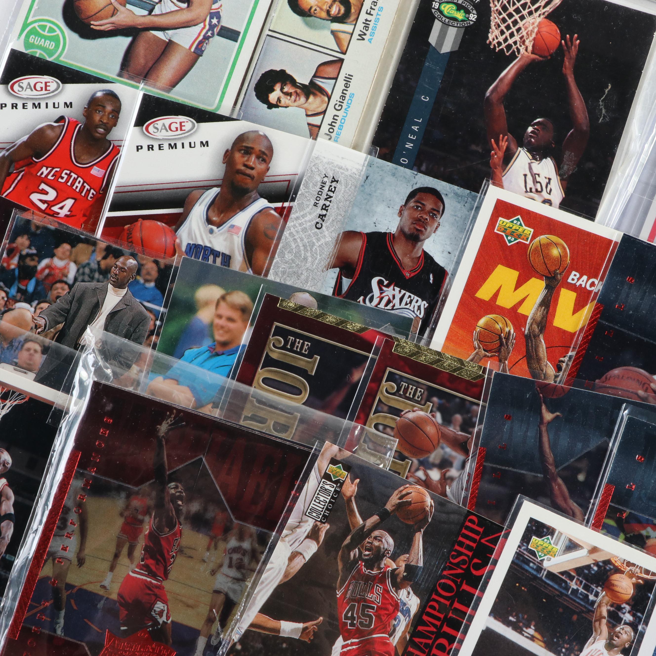 Topps, Fleer, Other Basketball Cards With Signatures, Jordan, More, 1970s–2000s