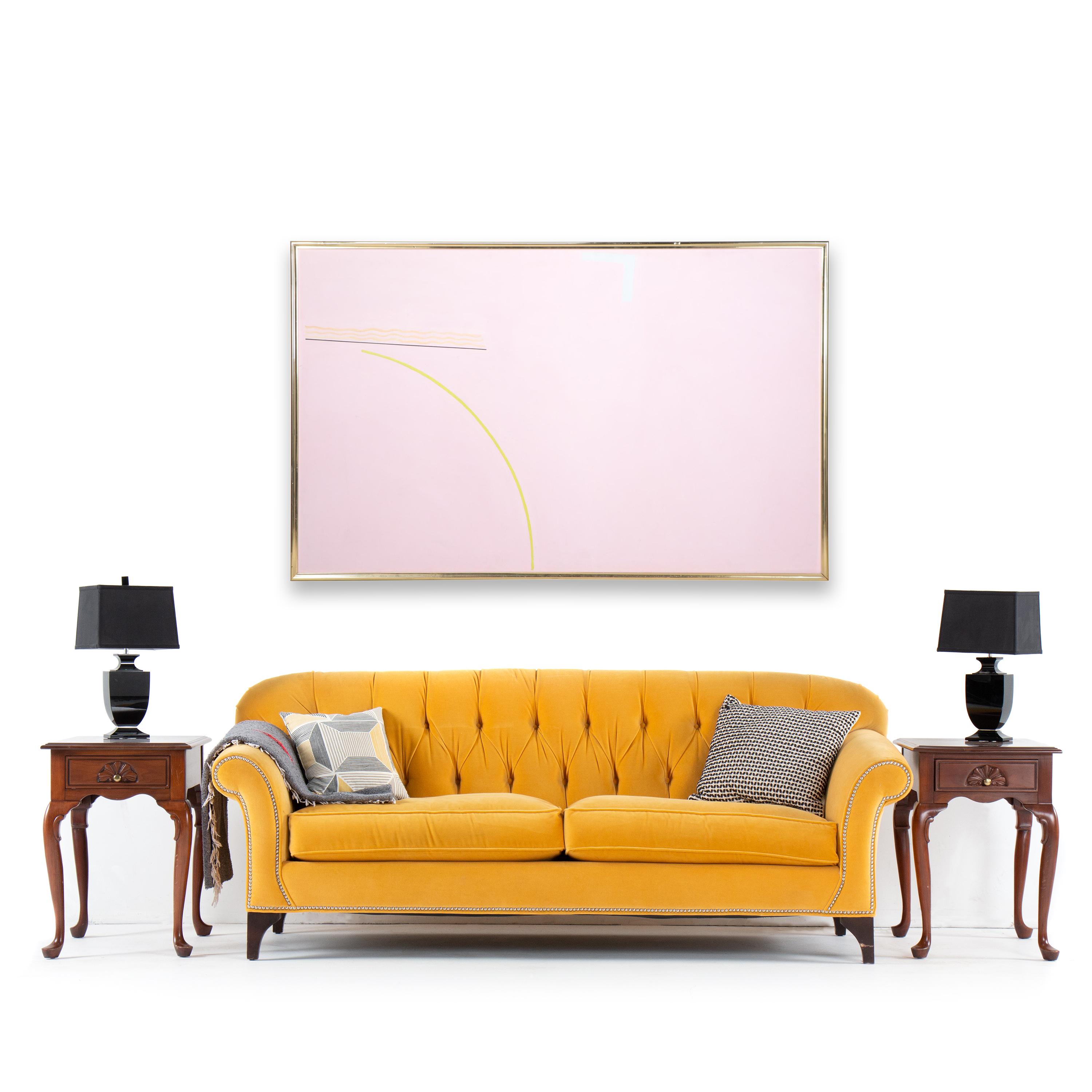 Virginia Cuppaidge Large-Scale Acrylic Painting "Lakelani," Late 20th Century