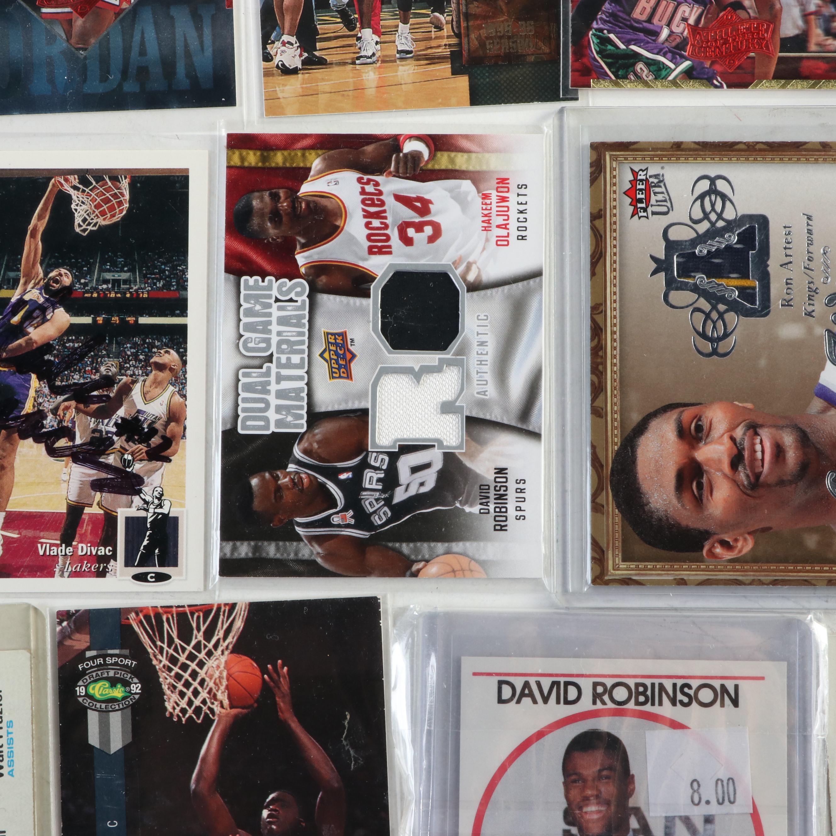 Topps, Fleer, Other Basketball Cards With Signatures, Jordan, More, 1970s–2000s