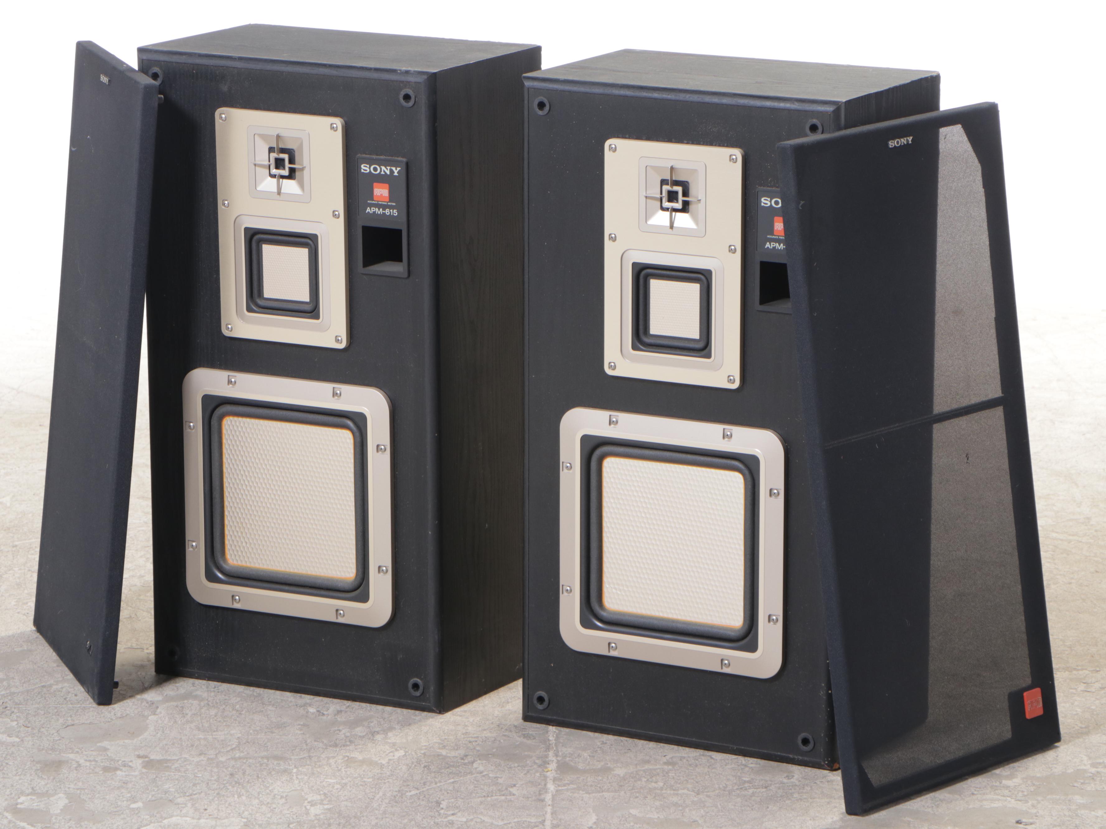 Sony "STR-6036A" Stereo Receiver Plus Pair of Sony "APM-615" Speakers