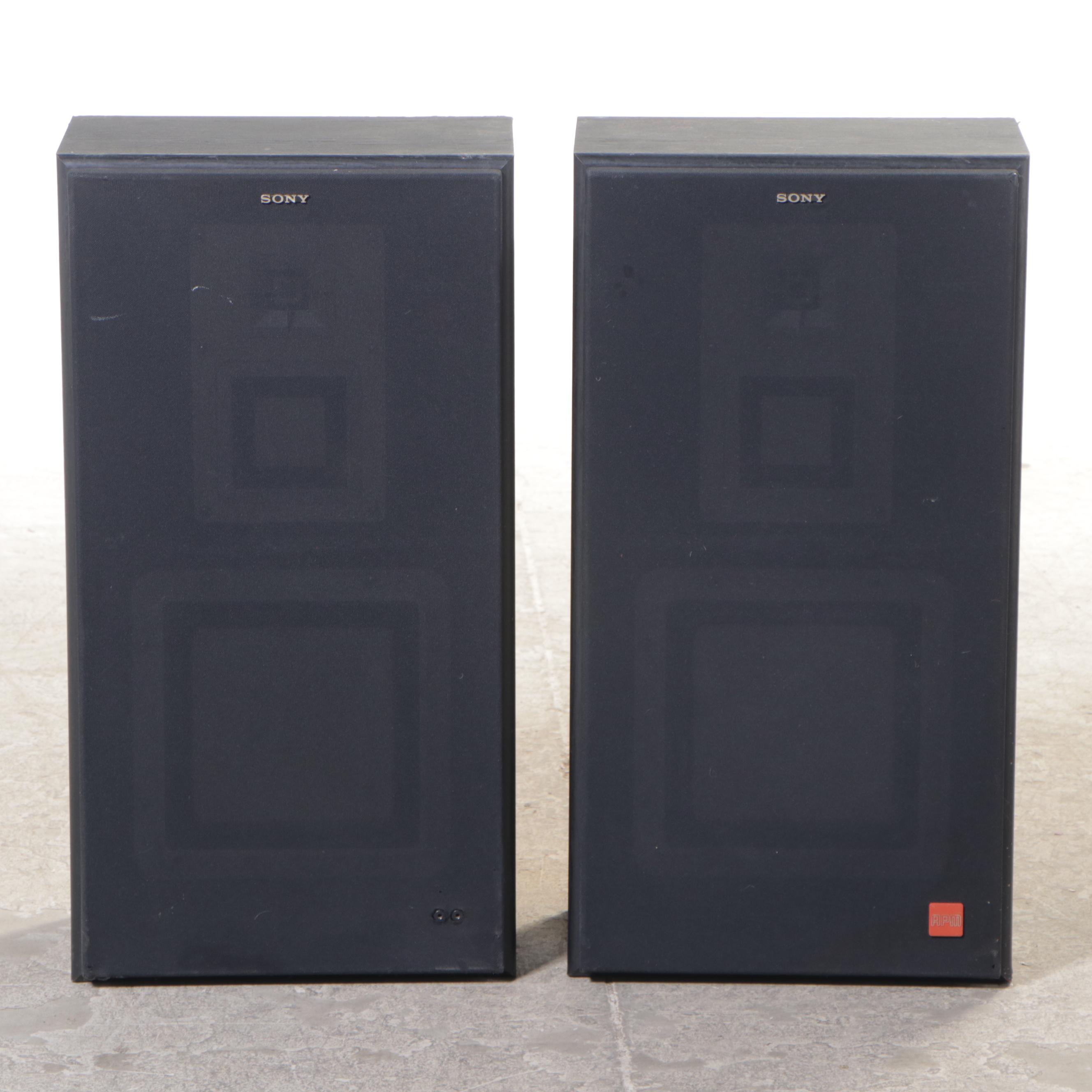 Sony "STR-6036A" Stereo Receiver Plus Pair of Sony "APM-615" Speakers